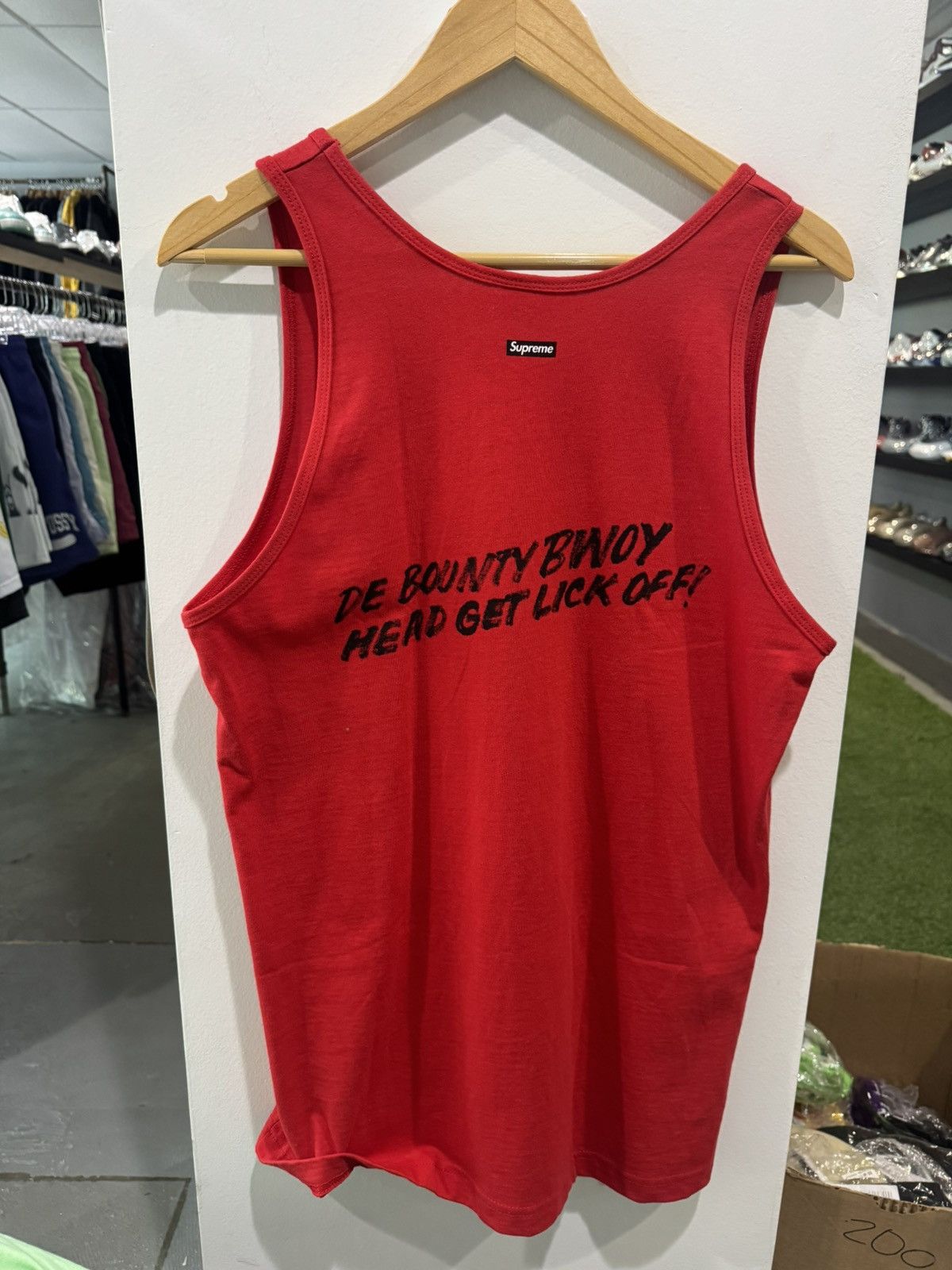 Supreme Supreme Bounty Hunter Tank Top Red Size US M / EU 48-50 / 2 - 3 Thumbnail