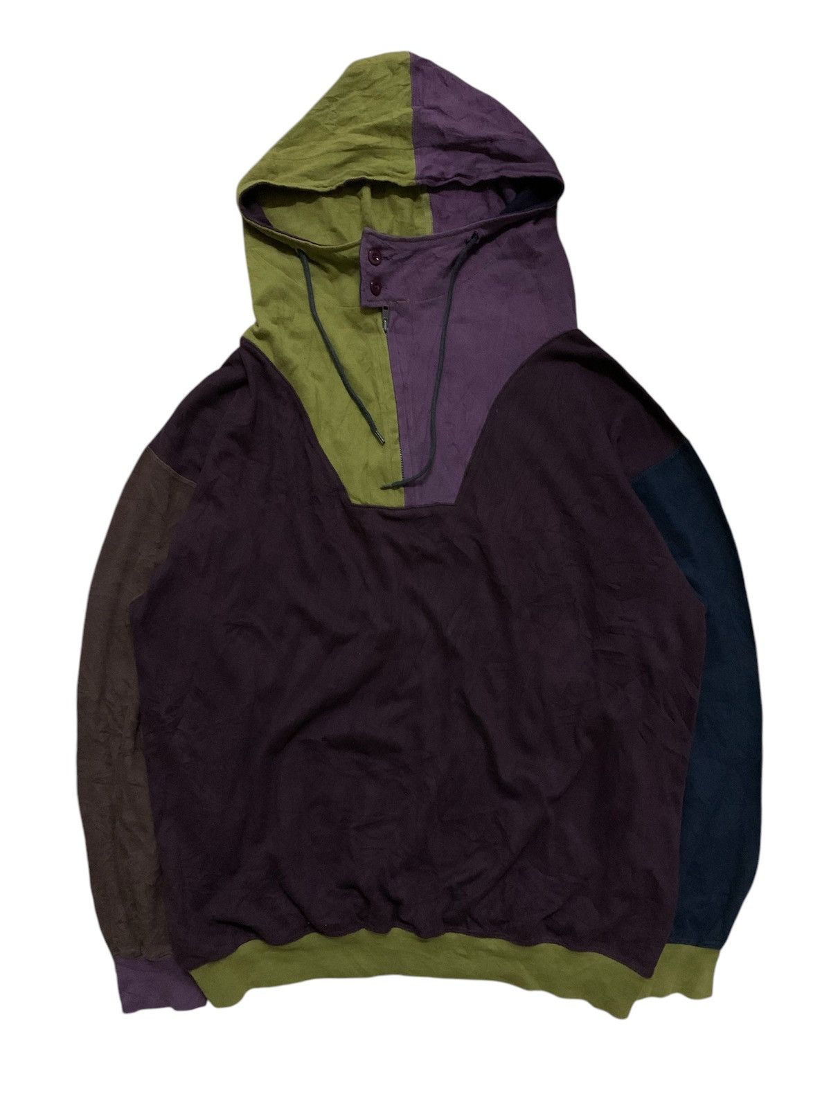 Kapital Kountry 💥Vtg Japanese Paul Smith Color block Hoodie Size US L / EU 52-54 / 3 - 1 Thumbnail