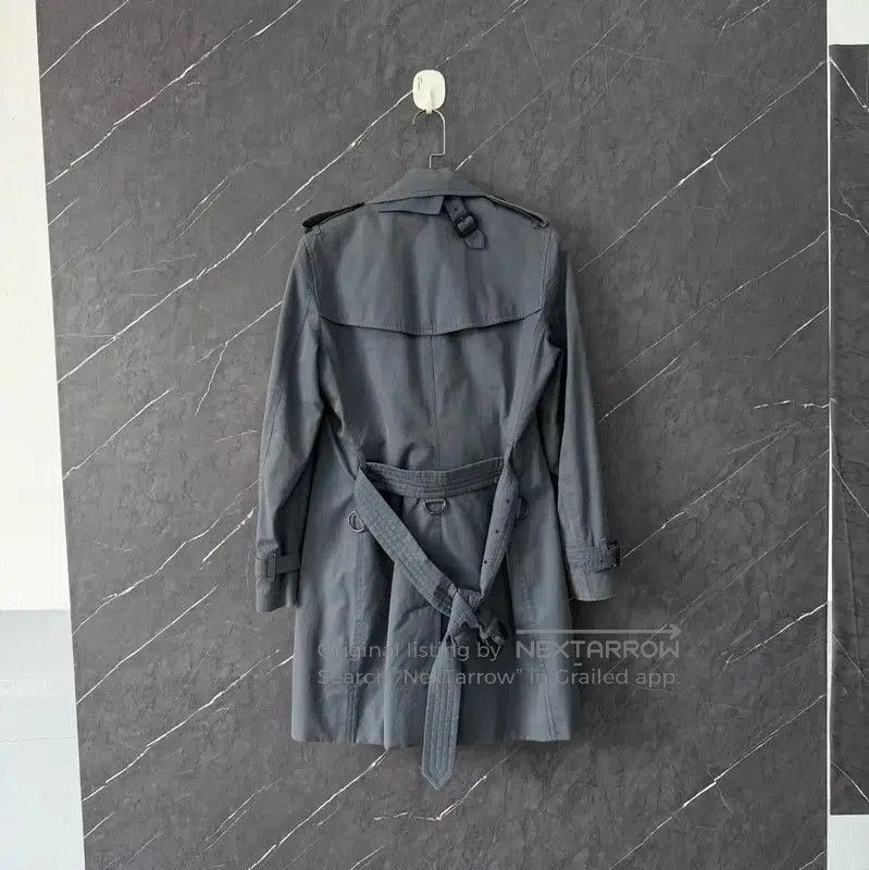Burberry Burberry Women's Dark Blue Cotton Coat. Size XXS / US 00 / IT 34 - 2 Thumbnail