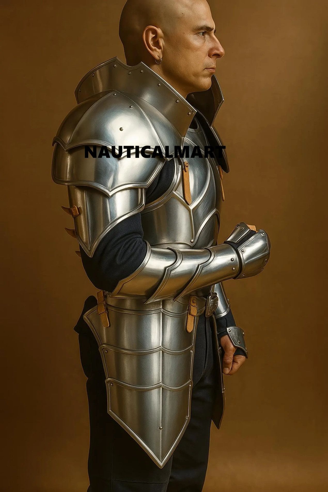 Other Medieval Steel Knight Armor Suit Size ONE SIZE - 3 Thumbnail
