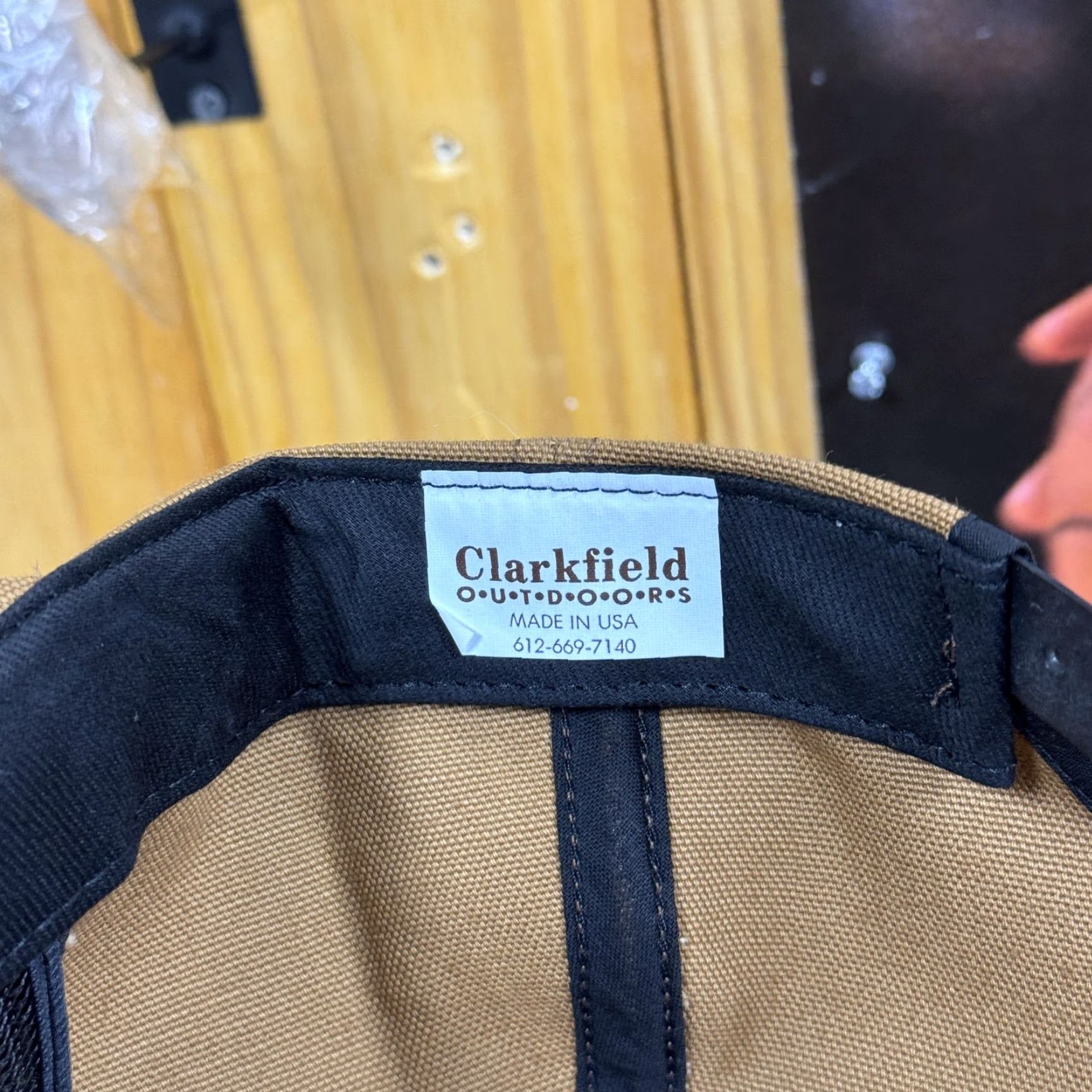 Vintage VINTAGE Clarkfield Outdoors Hat Cap Snap Back Brown Duck Canvas Workwear Made USA Mens Size ONE SIZE - 7 Thumbnail
