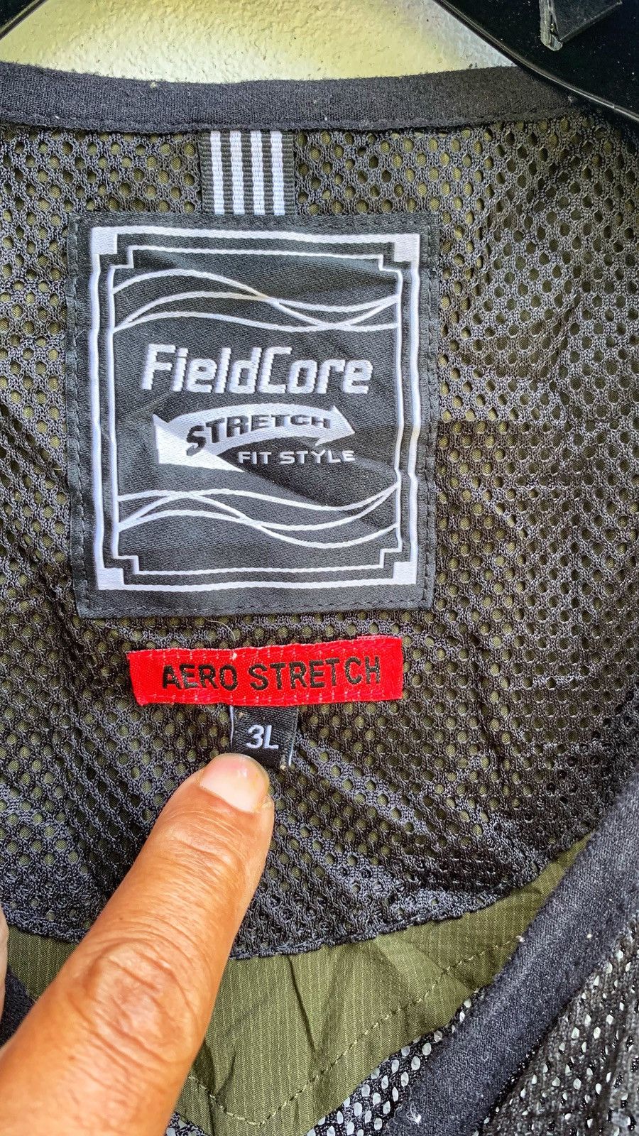 Vintage FIELDCORE AERO STRETCH Zipper Vests