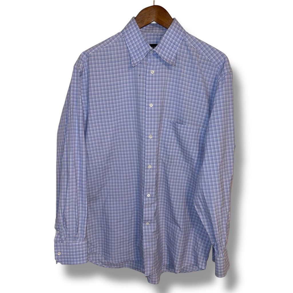 Canali Canali Blue Made in Italy Button Down Dress Shirt Size 16 Size US M / EU 48-50 / 2 - 1 Thumbnail