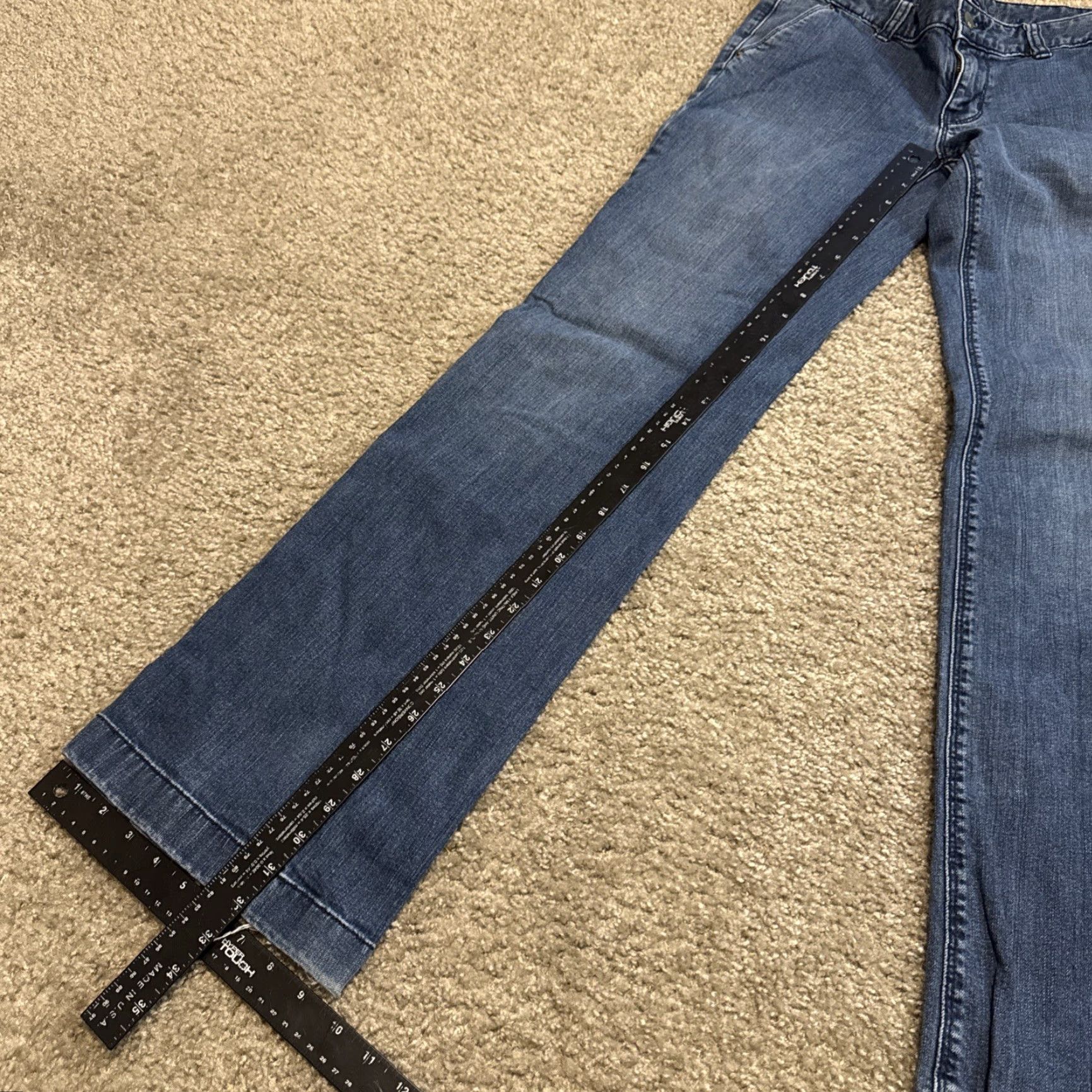 Mossimo Mossimo Denim Jeans Women Flare Boot Cut Low Rise 6 Blue Size 28" / US 6 / IT 42 - 6 Thumbnail