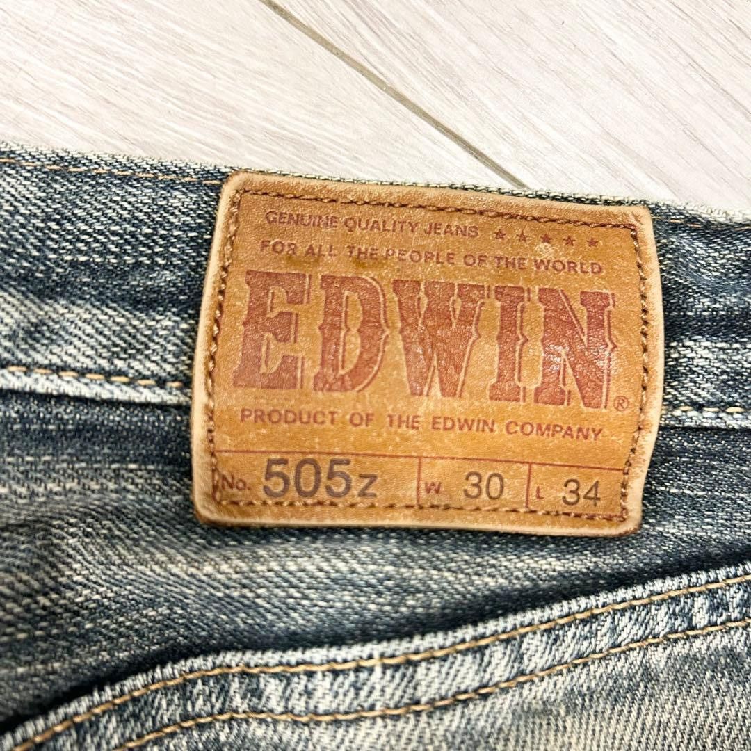 Edwin Japanese Edwin Faded Blue Wash Distressed Denim baggy Size US 30 / EU 46 - 3 Thumbnail