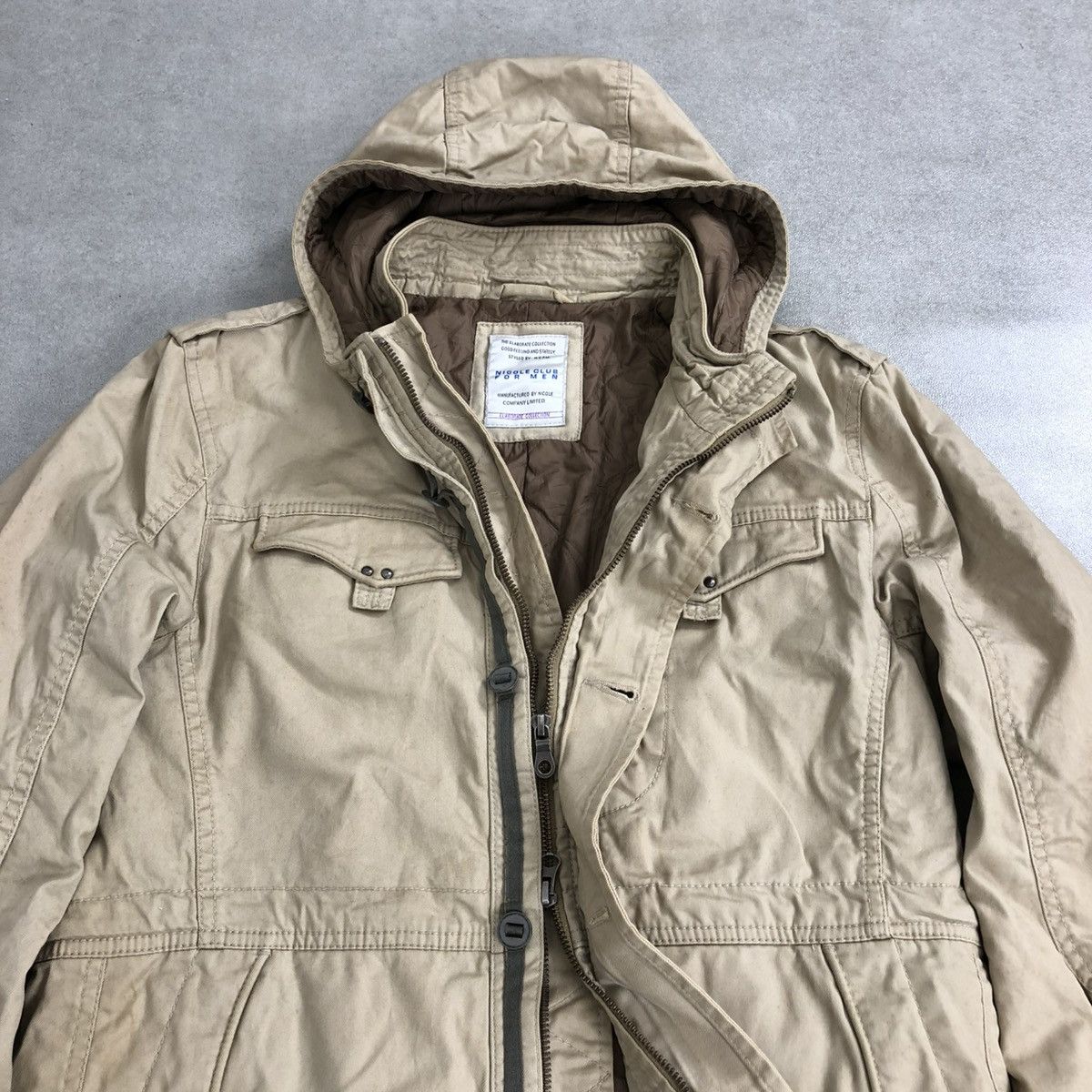 If Six Was Nine × Japanese Brand × Nicole Club 2000s Nicole Club For Men Studed Bondage Parka Bono Jacket Size US L / EU 52-54 / 3 - 6 Thumbnail