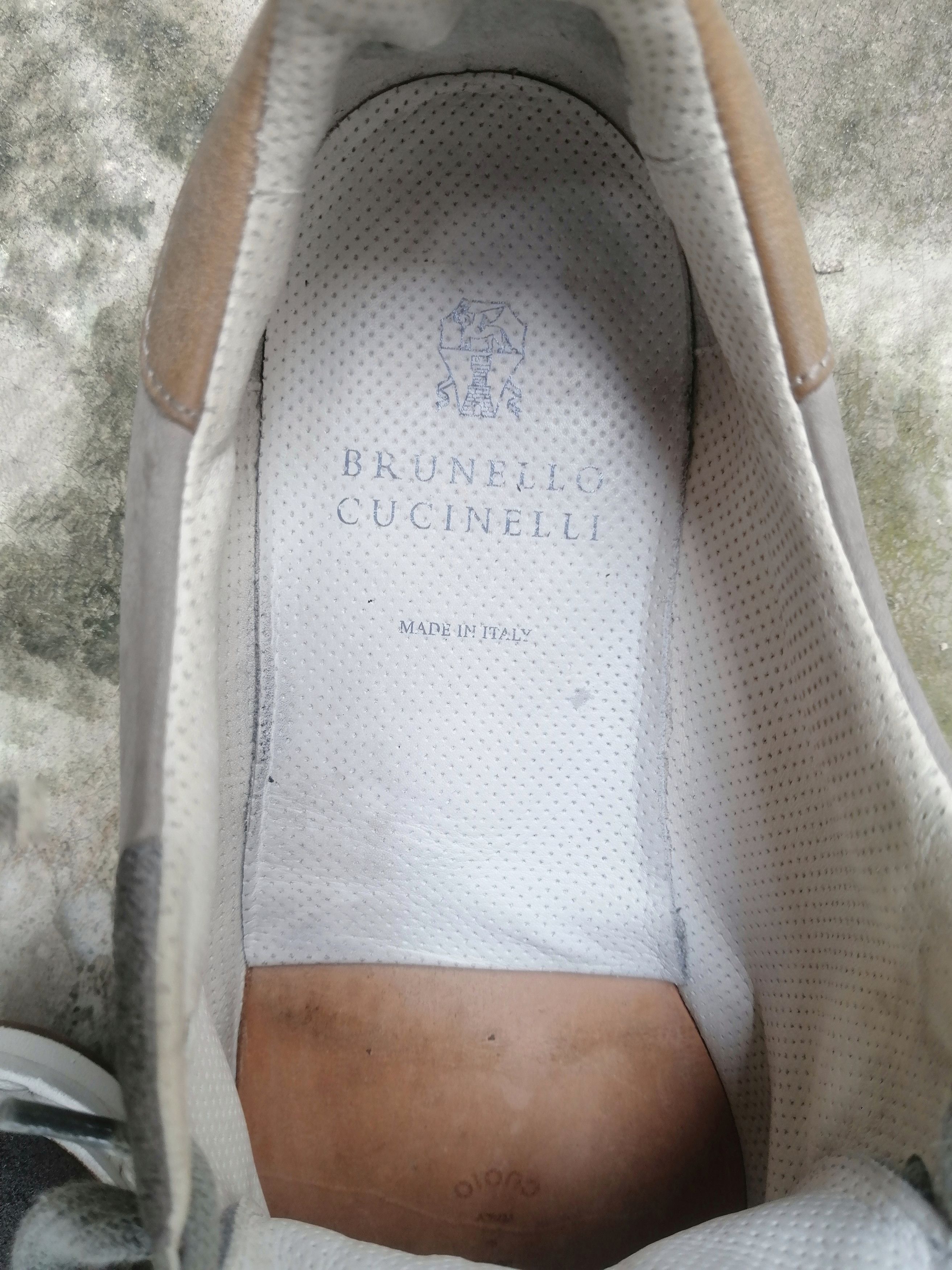 Brunello Cucinelli Brunello Cucinelli Light Gray Suede Low Trainers EU 41.5 Size US 8.5 / EU 41-42 - 12 Thumbnail