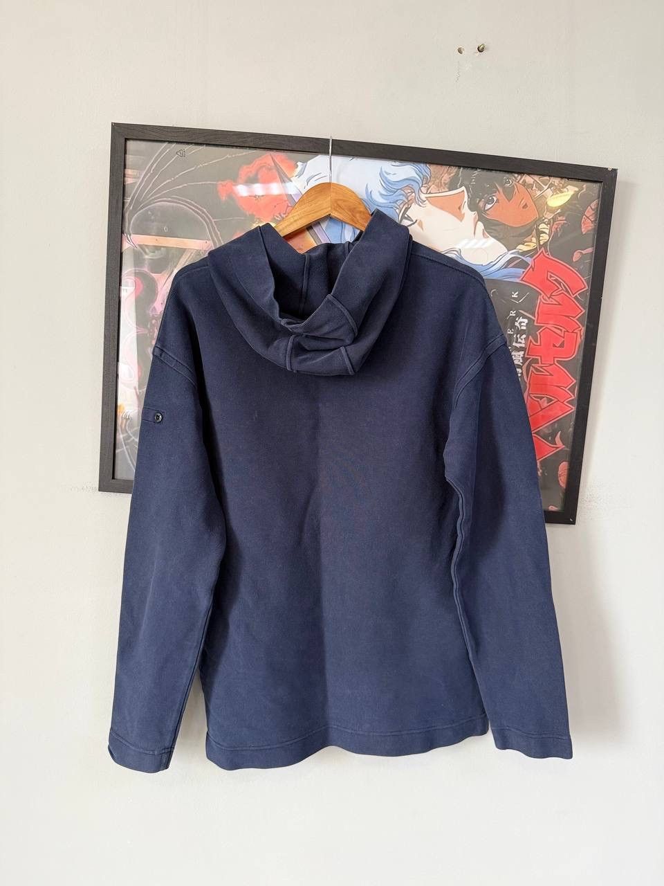 Stone Island Vintage blue Stone Island Hoodie Size US L / EU 52-54 / 3 - 12 Thumbnail