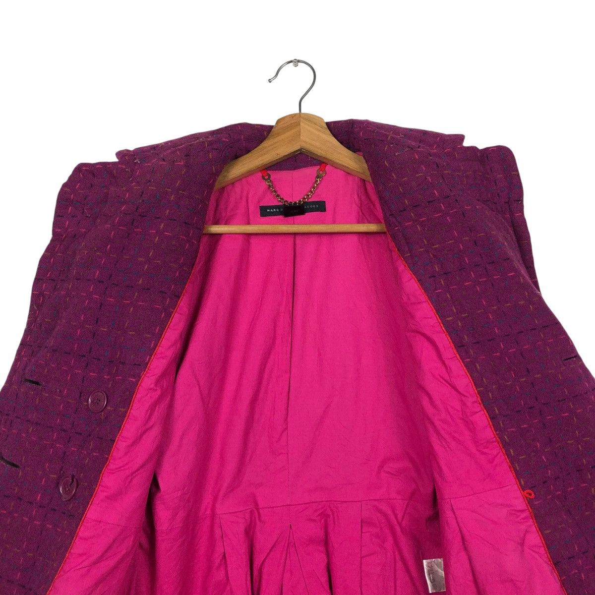 Marc by Marc Jacobs 🔥VINTAGE WOOL TWEED QUILTED JACKET MARC Size S / US 4 / IT 40 - 16 Thumbnail