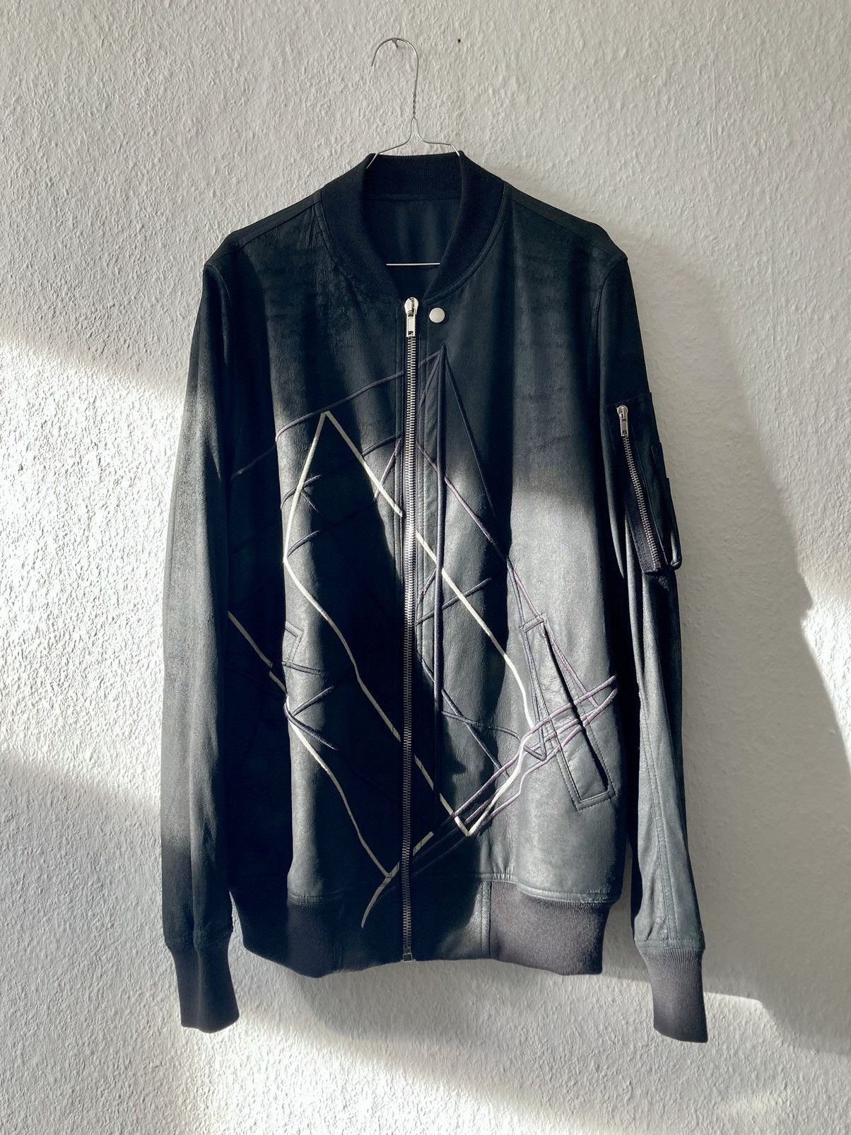 Rick Owens Gray Lamb Ovis Aries Aries Bomber
