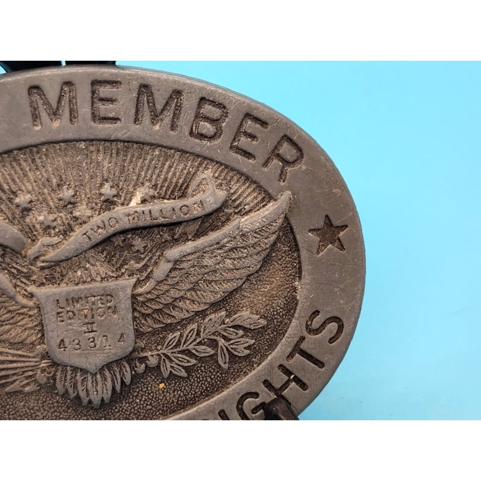 Vintage VINTAGE NRA Limited Edition Gray Belt Buckle 3.5" Mens Size ONE SIZE - 3 Thumbnail