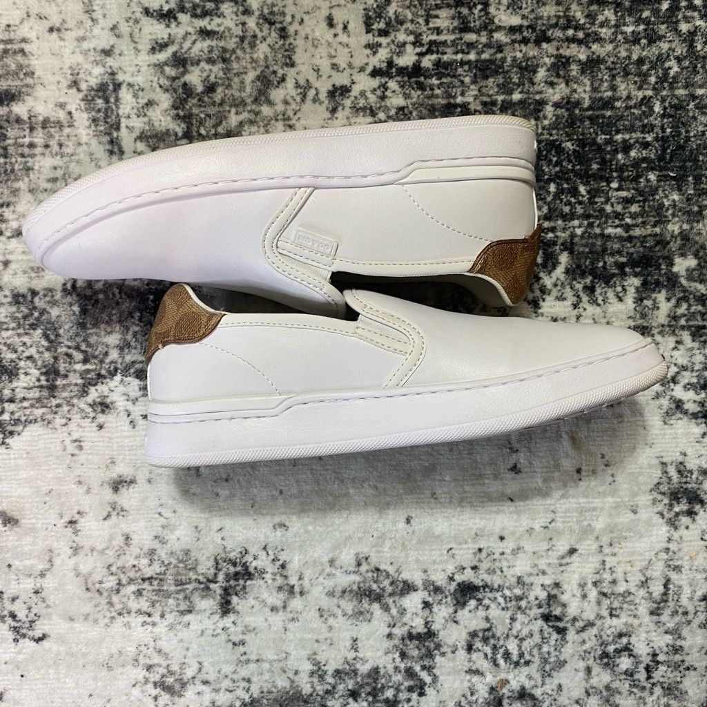 Coach Coach Walker Slip On Sneaker, Style C0571 White, Size 8.5 Size US 8.5 / IT 38.5 - 3 Thumbnail