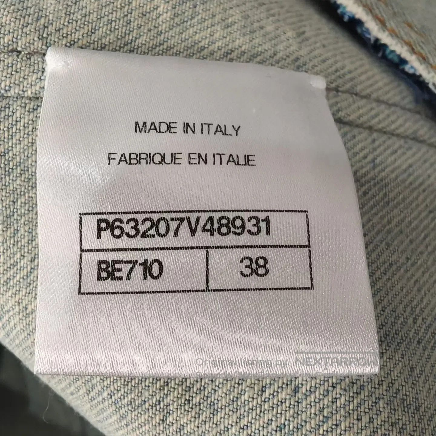 Chanel Chanel Blue Grunge Patchwork Denim Blazer| Size XS / US 0-2 / IT 36-38 - 4 Thumbnail