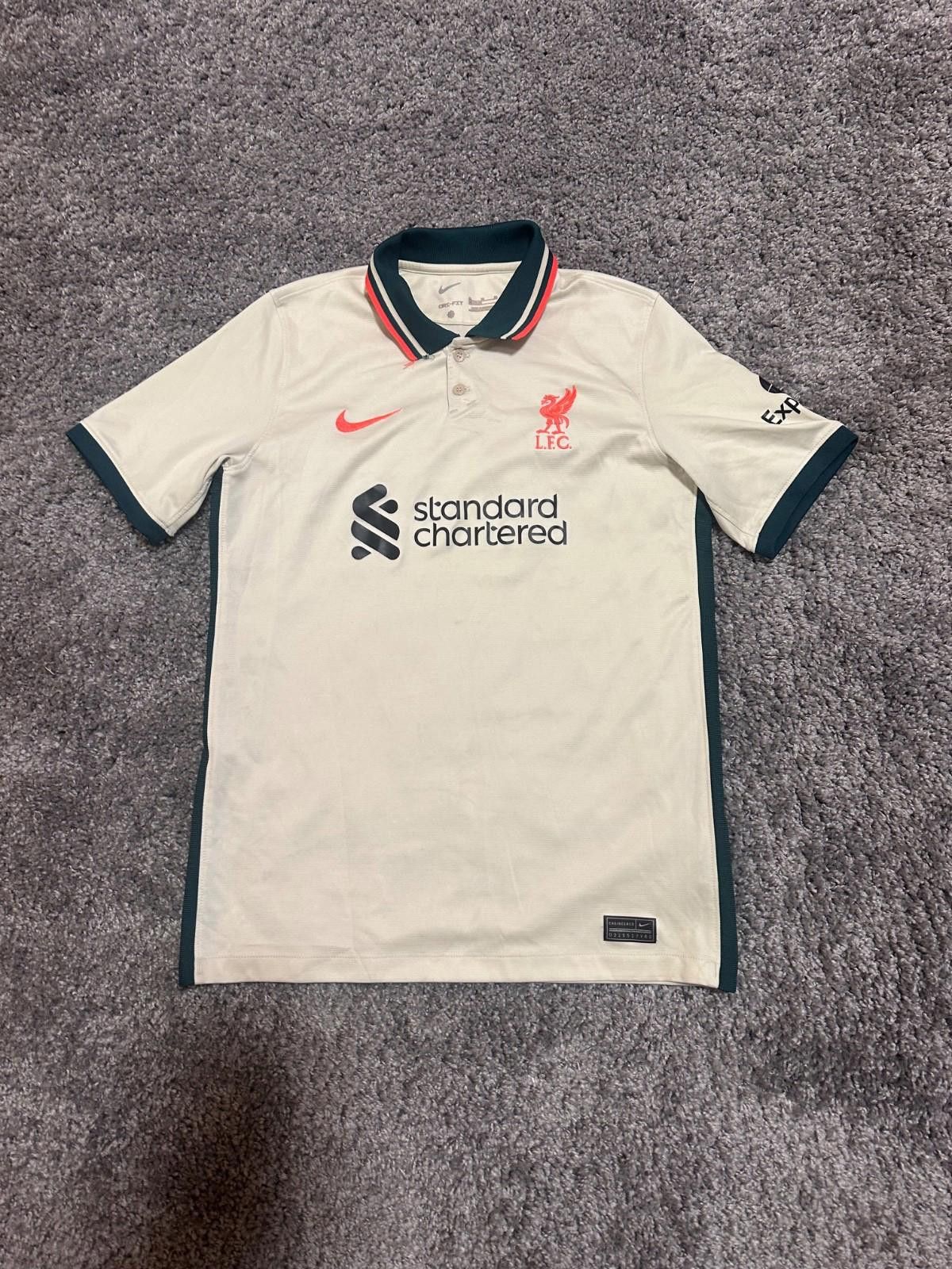 Nike #69 Elliot Liverpool FC 21/22 Away Football Shirt Jersey XL Size US XS / EU 42 / 0 - 1 Thumbnail