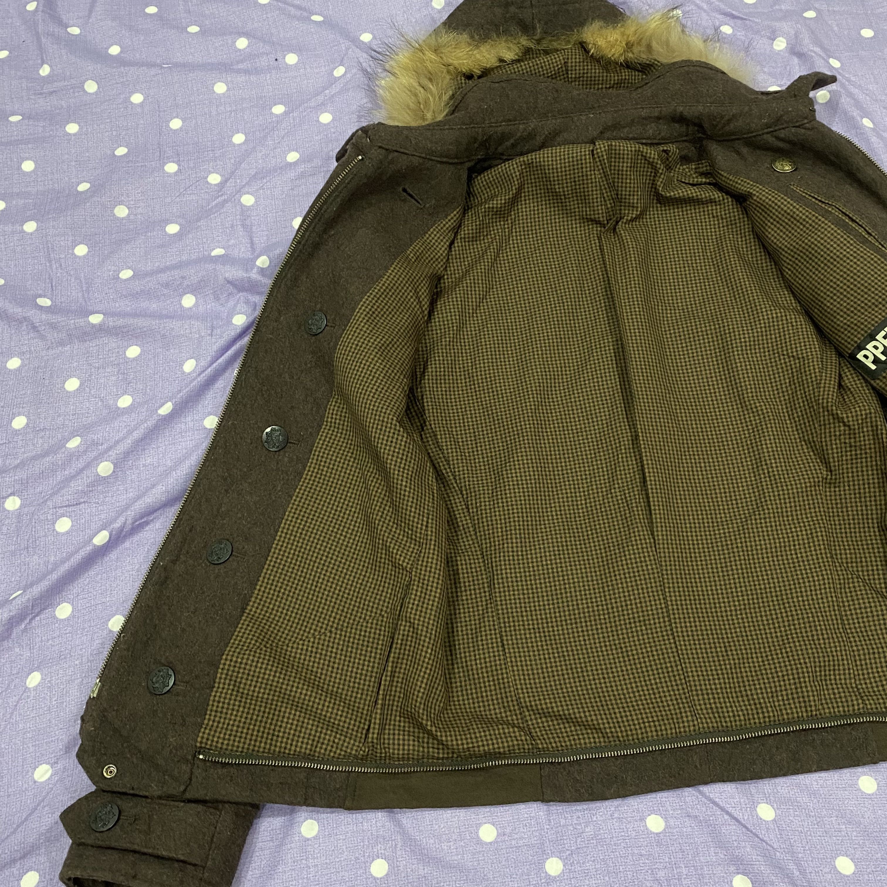 PPFM PPFM Wool Fur Jacket - Fit Size M Size US M / EU 48-50 / 2 - 12 Thumbnail