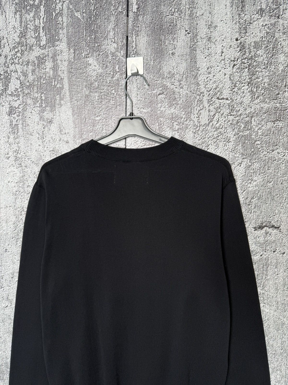 Our Legacy Our Legacy SS16 Black Crepe Lightweight Crewneck Sweater Size US M / EU 48-50 / 2 - 6 Thumbnail