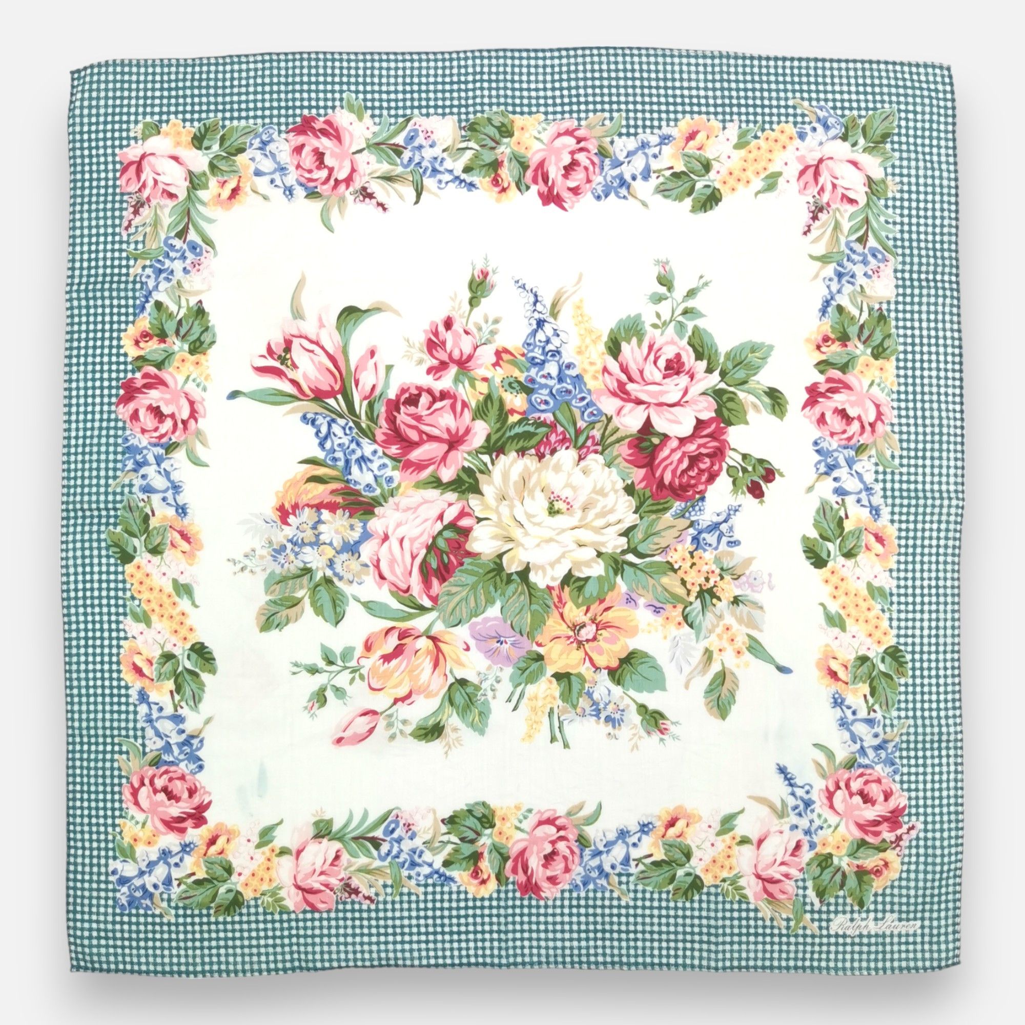 Ralph Lauren Vintage Ralph Lauren Handkerchief Pocket Square Bandana Size ONE SIZE - 3 Thumbnail
