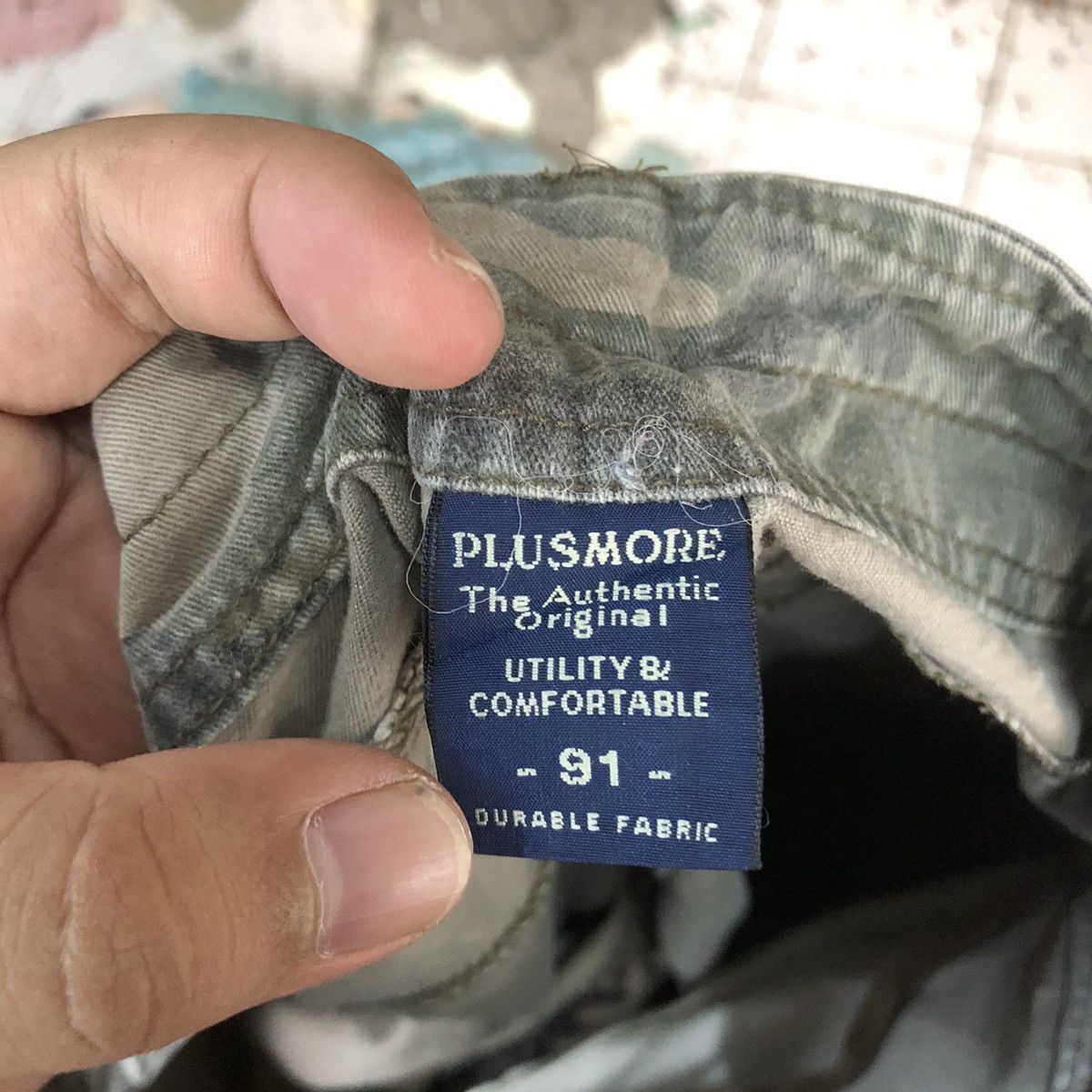 Japanese Brand DL Plus More Camo utility military cargo Pants #S2775 Size US 35 - 20 Thumbnail