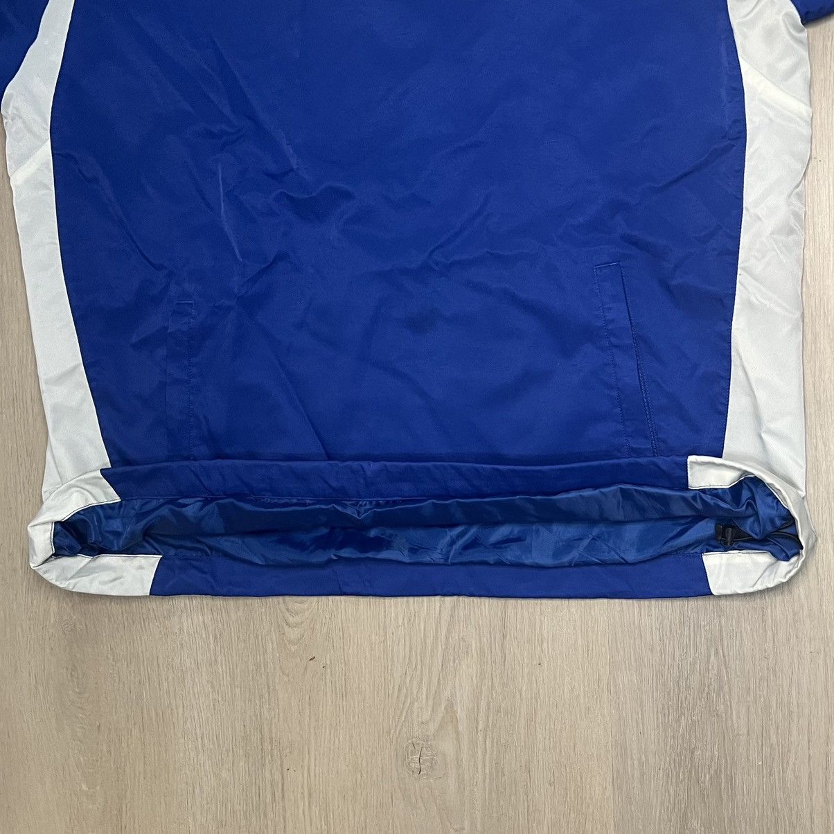 Champion WORN Champion Pullover Windbreaker Sweater Blue / White Size US L / EU 52-54 / 3 - 3 Thumbnail