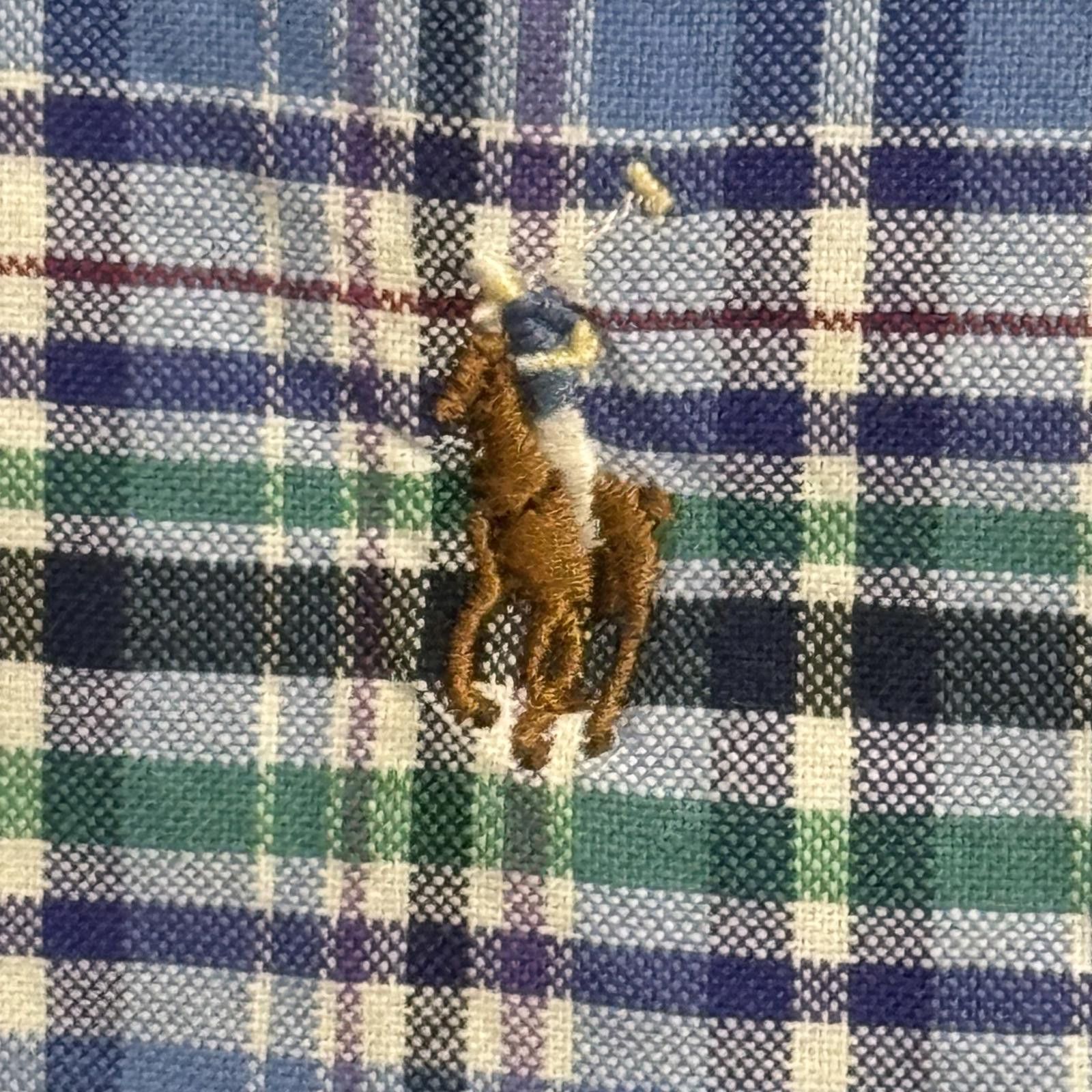 Polo Ralph Lauren Polo Ralph Lauren Shirt Men's Medium Plaid Oxford Size US M / EU 48-50 / 2 - 3 Thumbnail