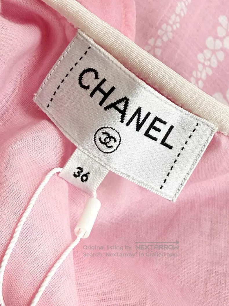 Chanel Chanel Printed hanging neck strap suspender Size XS / US 0-2 / IT 36-38 - 4 Thumbnail