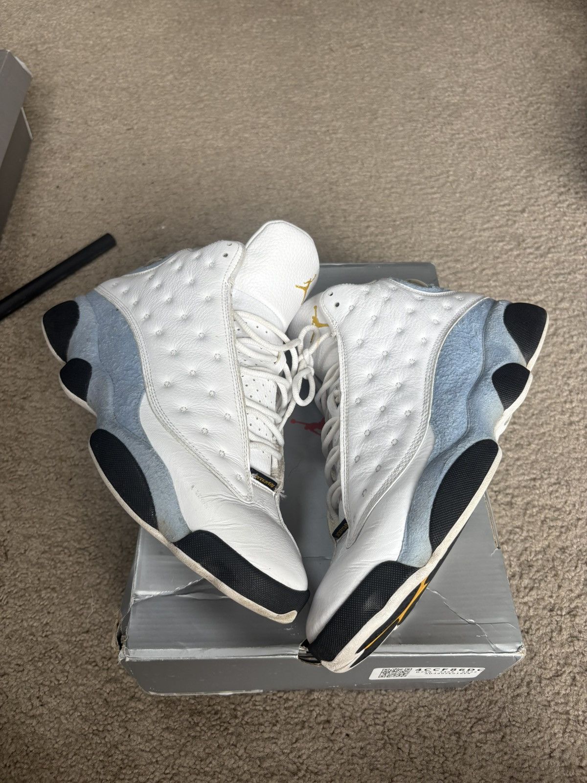 Jordan Brand Air jordan 13 blue grey sneakers size 13 Size US 11 / EU 44 - 1 Thumbnail