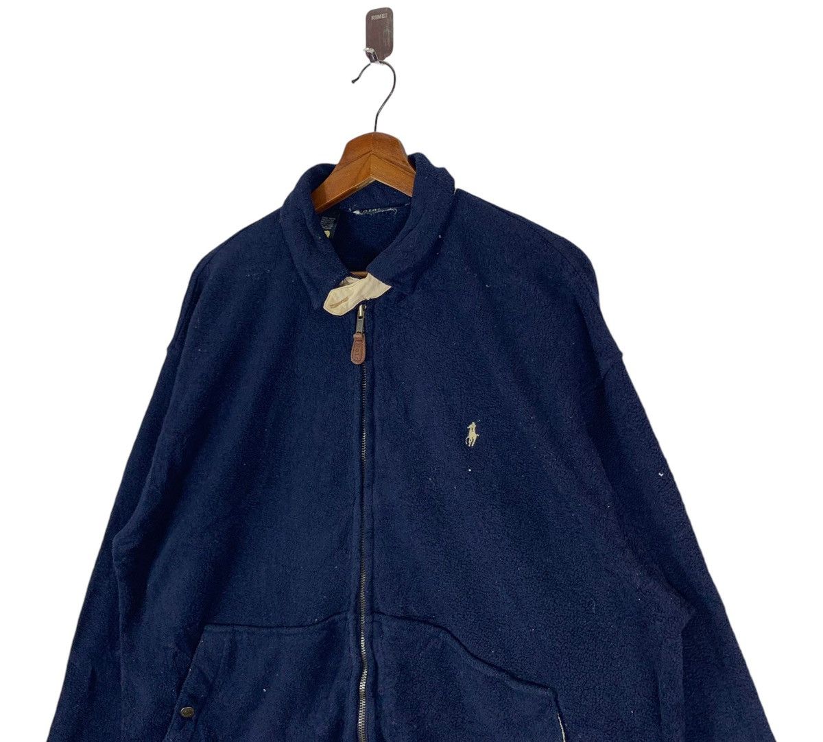 Polo Ralph Lauren × Ralph Lauren 💥💥 VINTAGE POLO RALPH LAUREN FLEECE ZIPPER SWEATER Size US XL / EU 56 / 4 - 3 Thumbnail