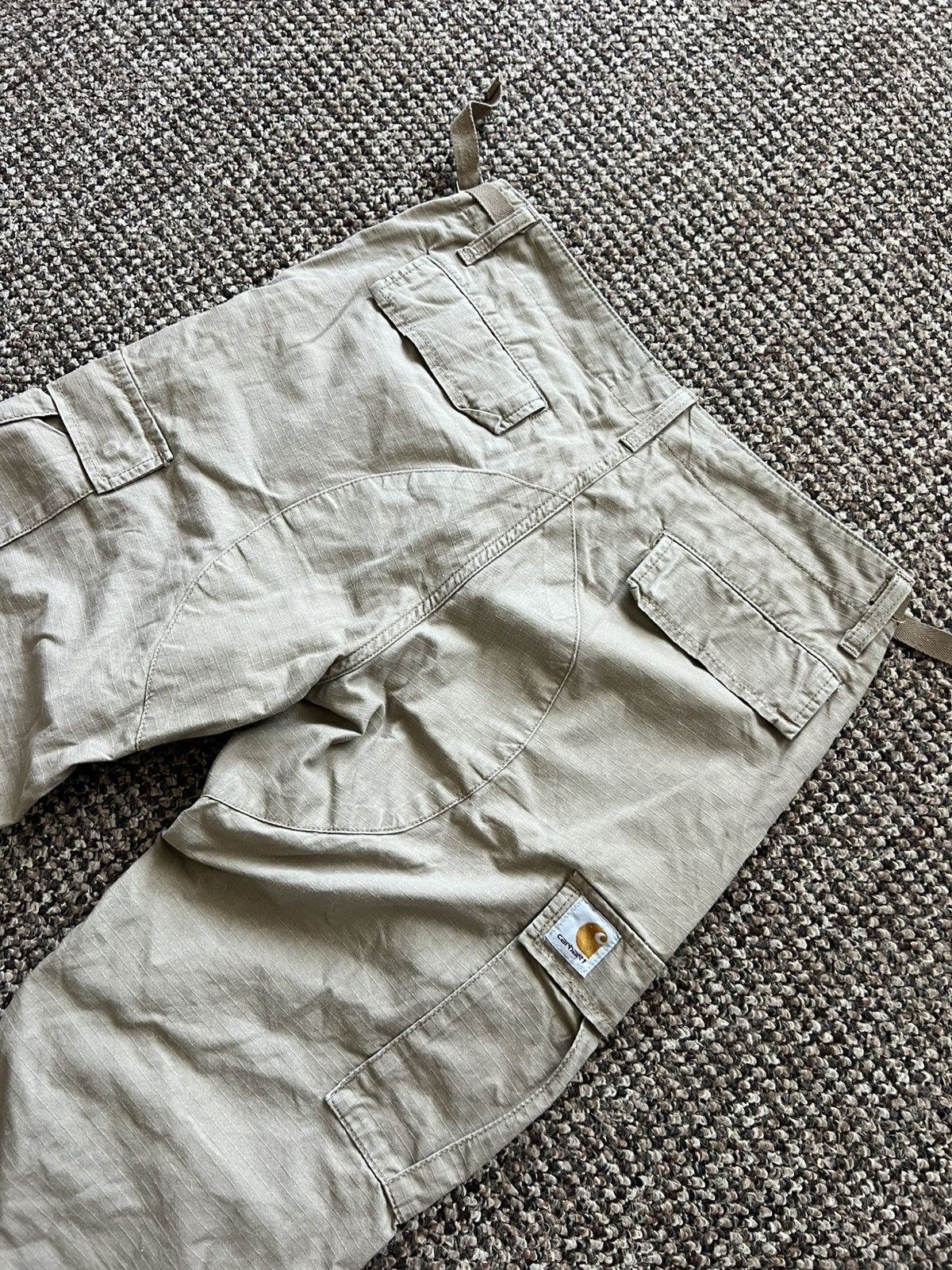 Carhartt Vintage Carhartt Cargo Gray Distressed Pants Baggy Y2K 30/32 Size US 32 / EU 48 - 4 Thumbnail