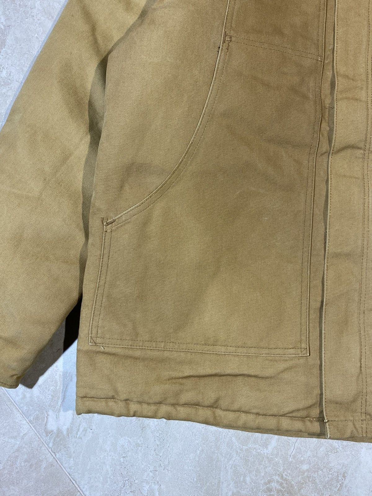 Carhartt 🔥 CARHARTT CANVAS WORK JACKET Y2K DETROIT VIBES USA MADE Size US M / EU 48-50 / 2 - 7 Thumbnail
