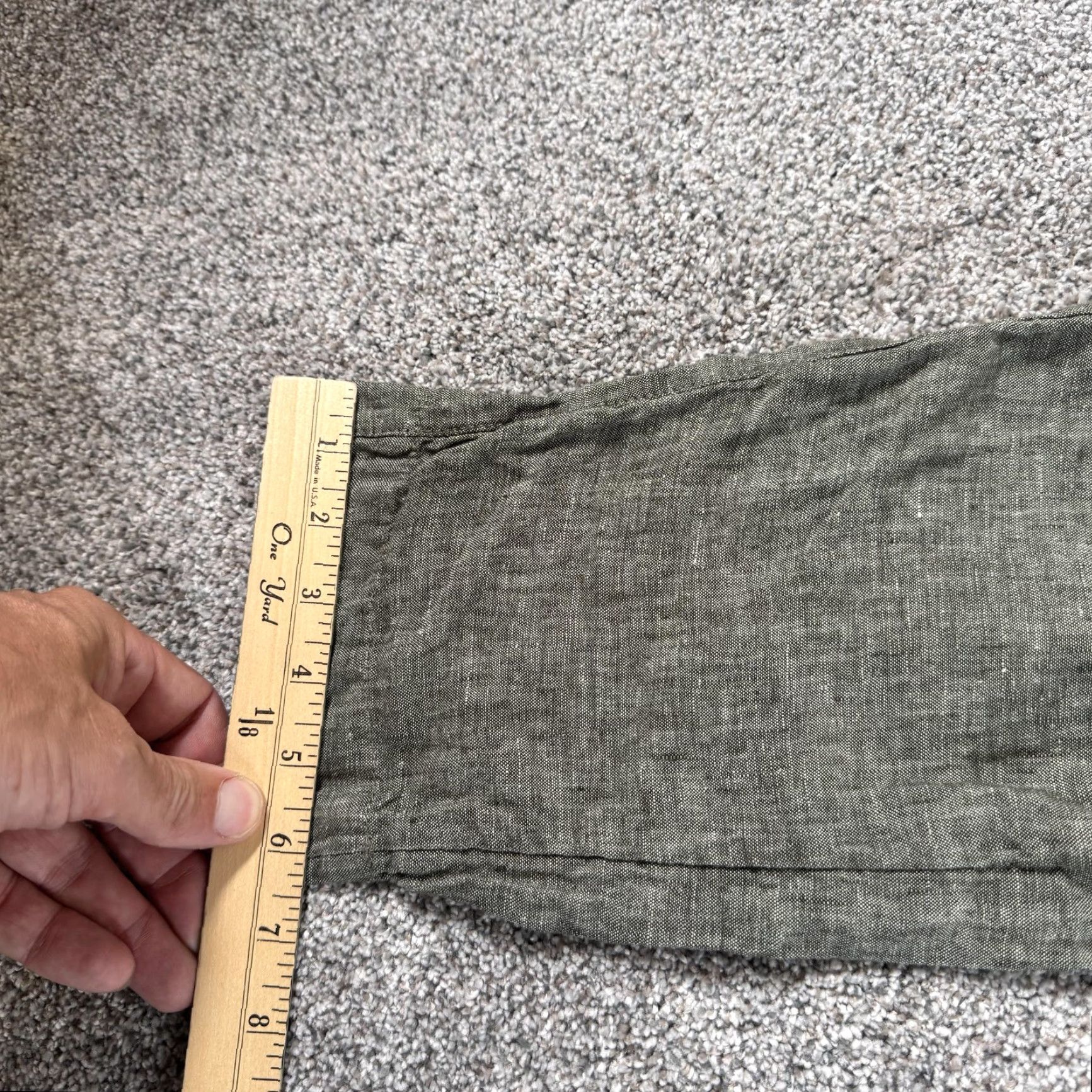 Athleta Athleta Pants Womens 2 Green Utility Ankle Zip Fly Elastic Waist Tapered Cropped Pockets Buckle Zipper 288036 Size 26" / US 2 / IT 38 - 2 Thumbnail