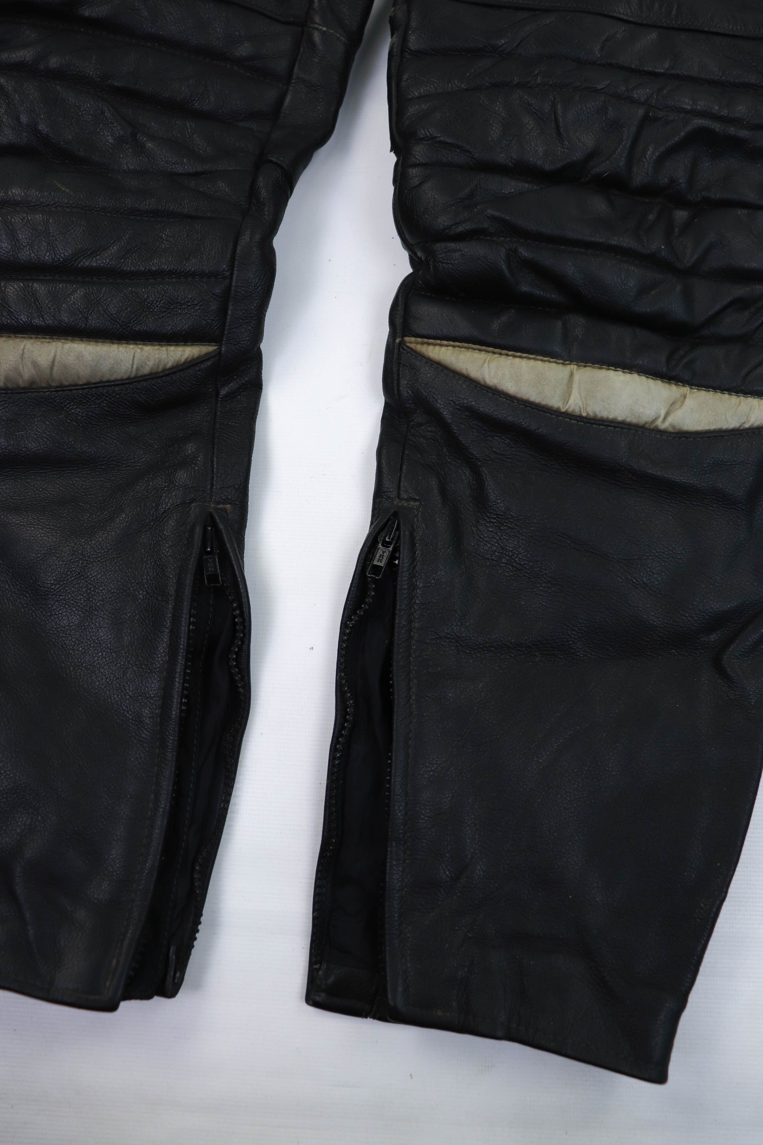 Hein Gericke 00s Vintage TAKAI Leathers Hein Gericke Leather Biker Pants Size US 38 / EU 54 - 12 Thumbnail