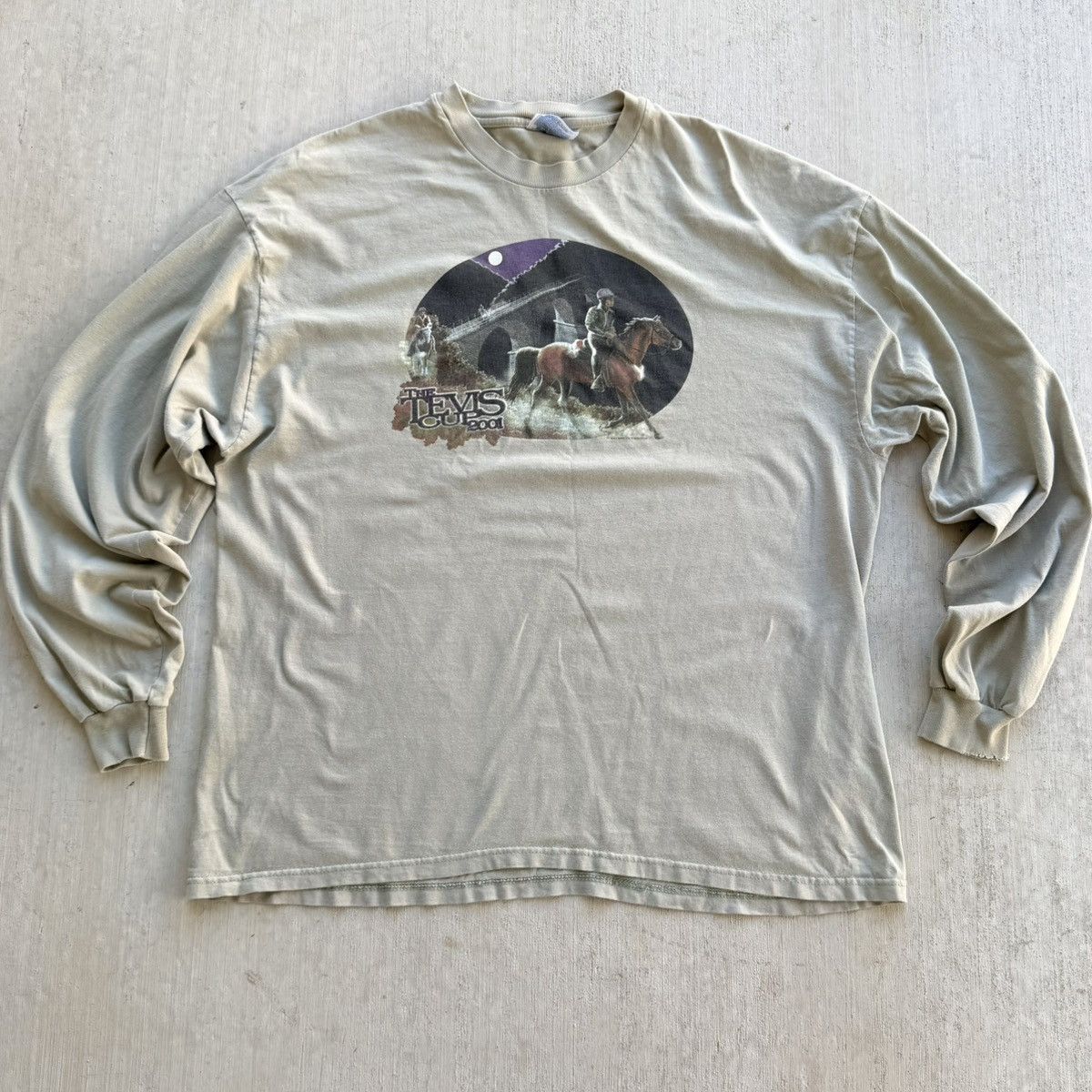 Hanes Vintage 2001 Tevis Cup T Shirt Size XL Equestrian Size US XL / EU 56 / 4 - 1 Thumbnail