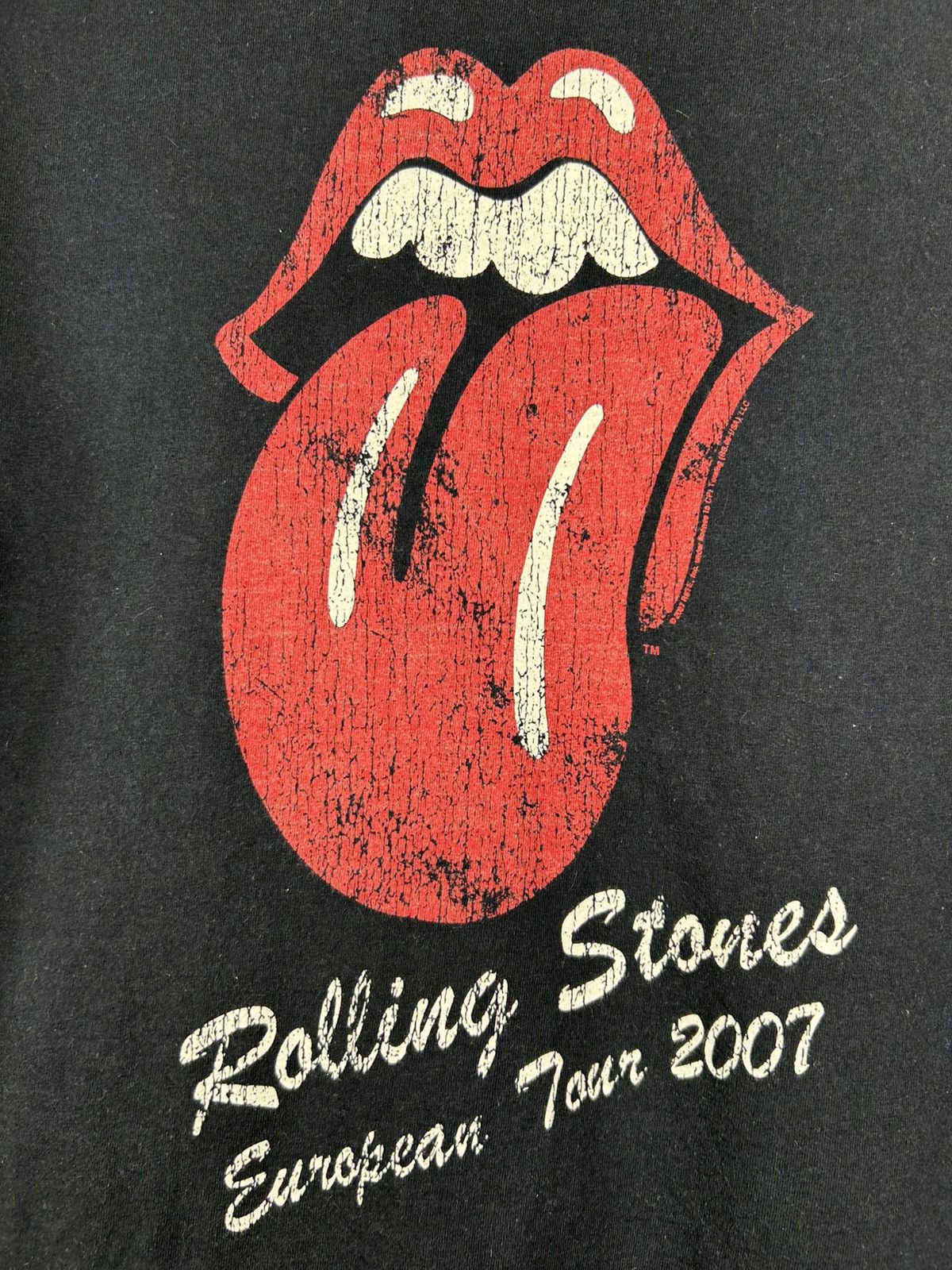 The Rolling Stones Rare Vintage Rolling Stones European Tour 2007 T-Shirt Sz M Size US M / EU 48-50 / 2 - 7 Thumbnail