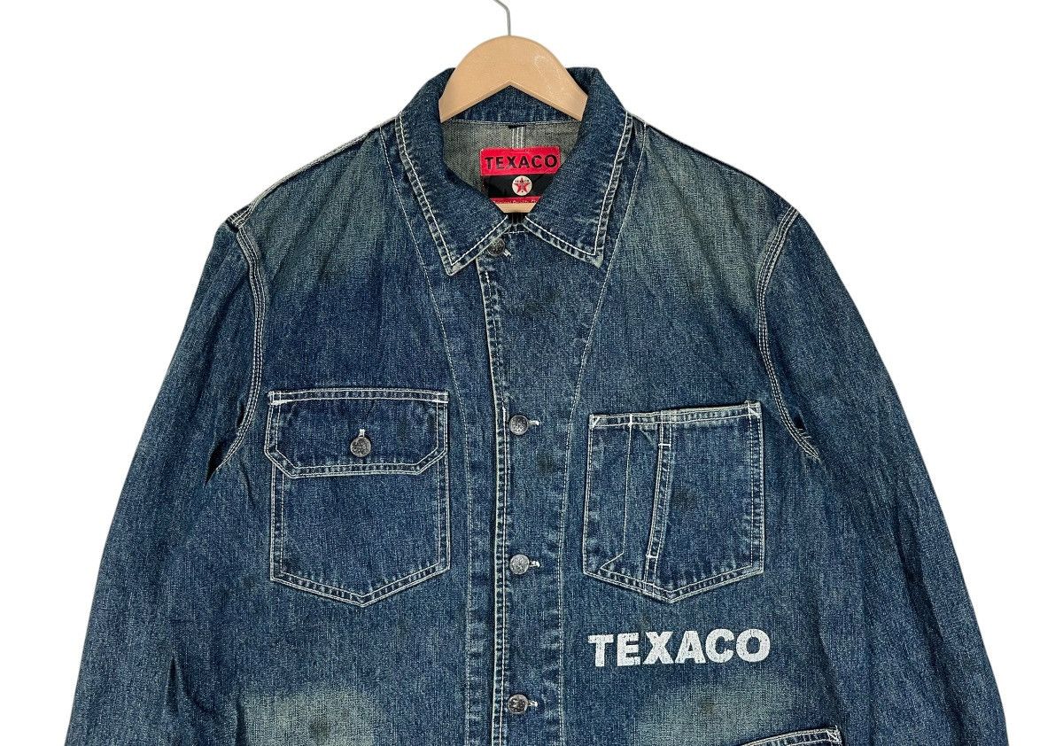 Vintage Vintage Texaco 13 Star Button Denim Jacket Size US L / EU 52-54 / 3 - 3 Thumbnail