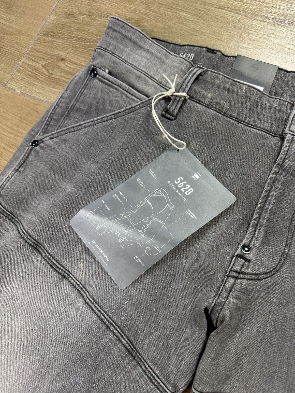 G-Star NEW🏷️ G-Star Raw 5620 3D Super Slim Denim Stretch Jeans Size US 35 - 4 Thumbnail