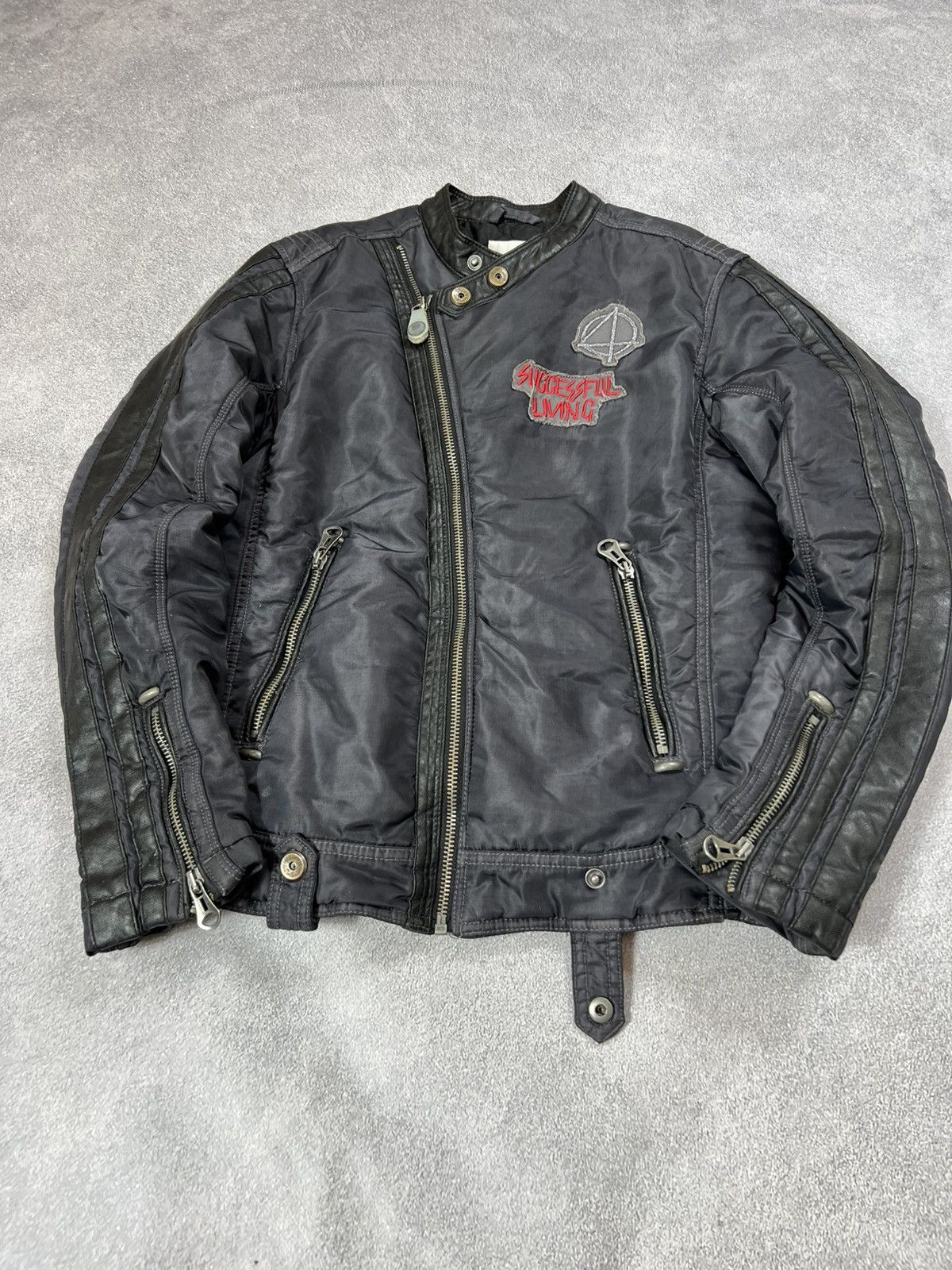 Diesel VTG Yohji Yamamoto Style Cropped Kanye Boxy Jacket Size US S / EU 44-46 / 1 - 3 Thumbnail