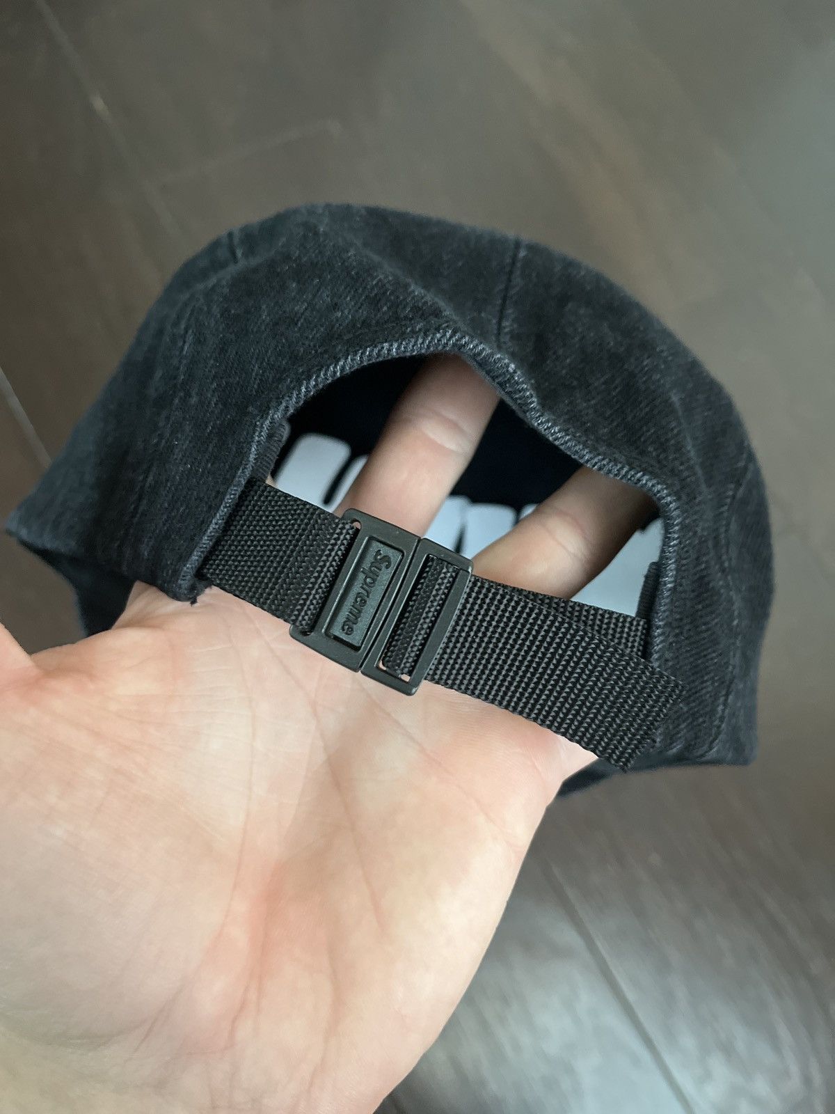 Supreme Supreme Denim Camp Cap (SS24) Black Size ONE SIZE - 5 Thumbnail
