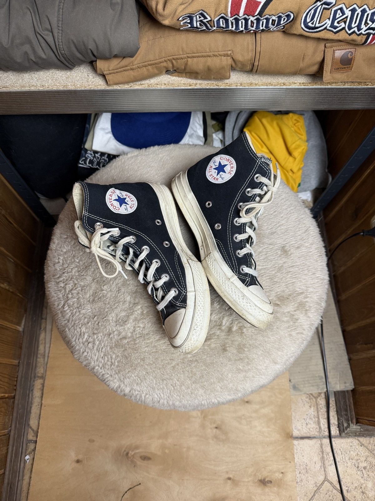Comme des Garcons COMME des Garçons Converse High Top (Black) Size US 6 / EU 39 - 7 Thumbnail