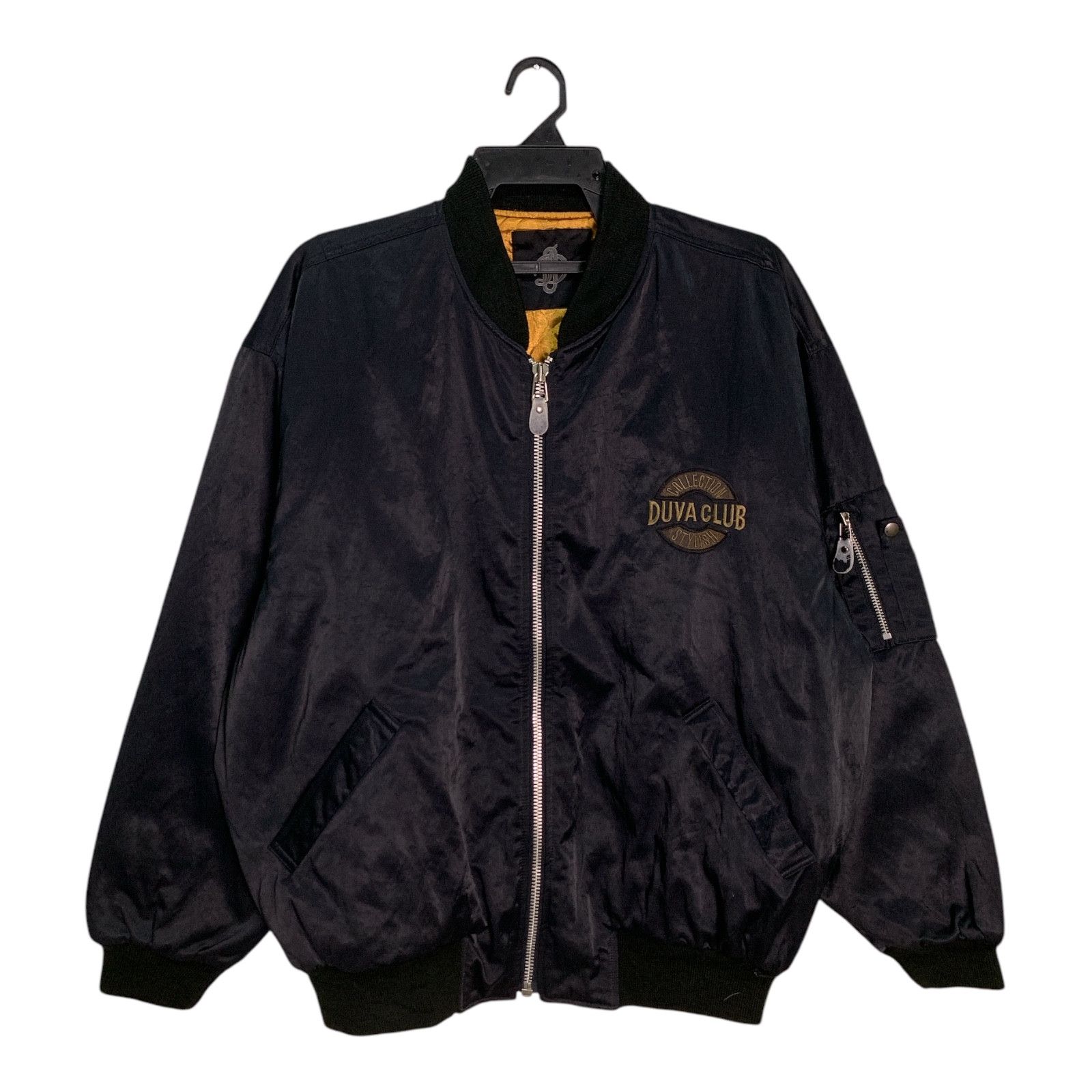 Japanese Brand Rare Design Vintage Duva Club Bomber Jackets Size US XL / EU 56 / 4 - 1 Thumbnail