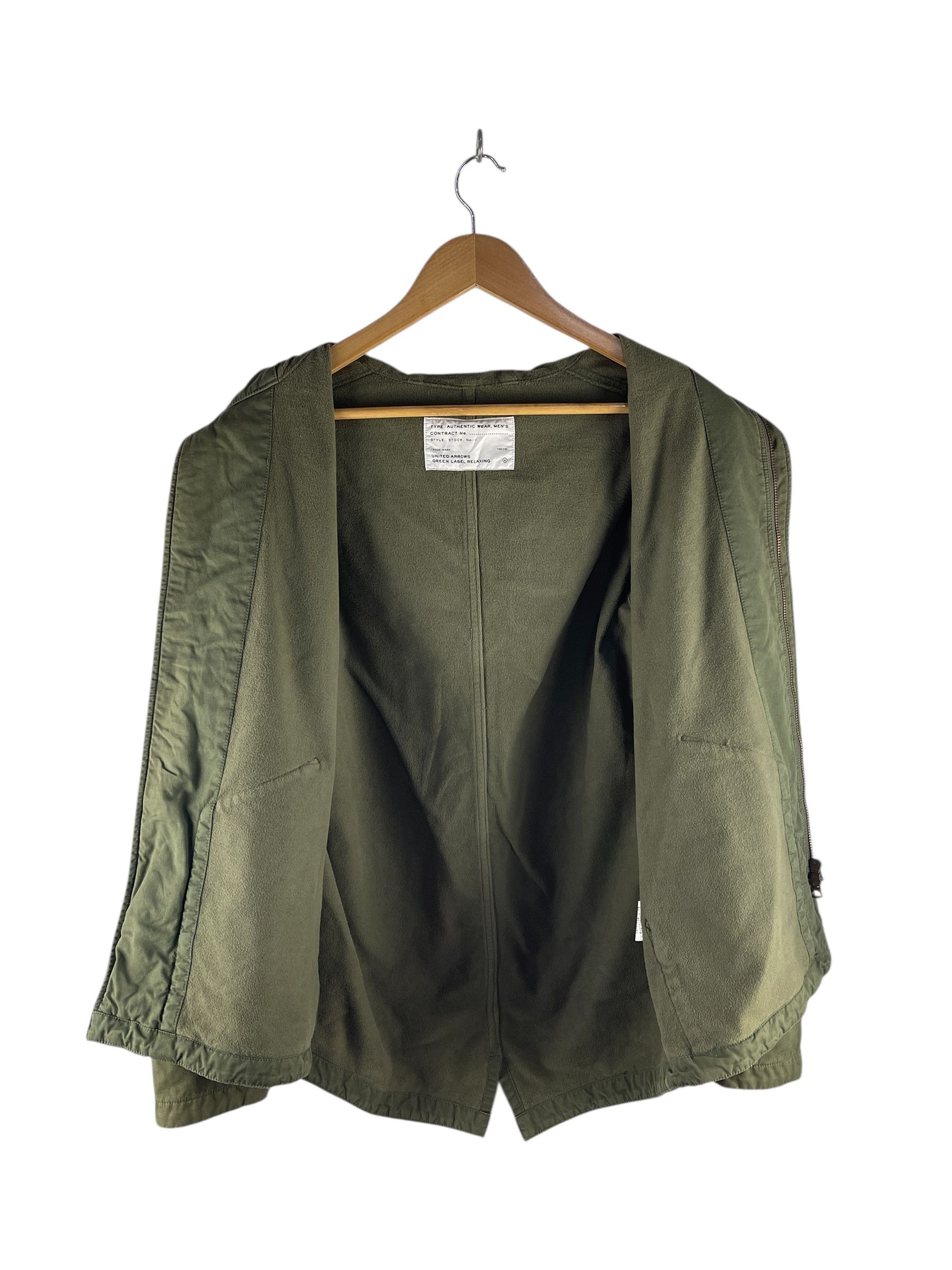 United Arrows United Arrows Green Hooded Jacket Olive Green Field Parka Size US M / EU 48-50 / 2 - 3 Thumbnail