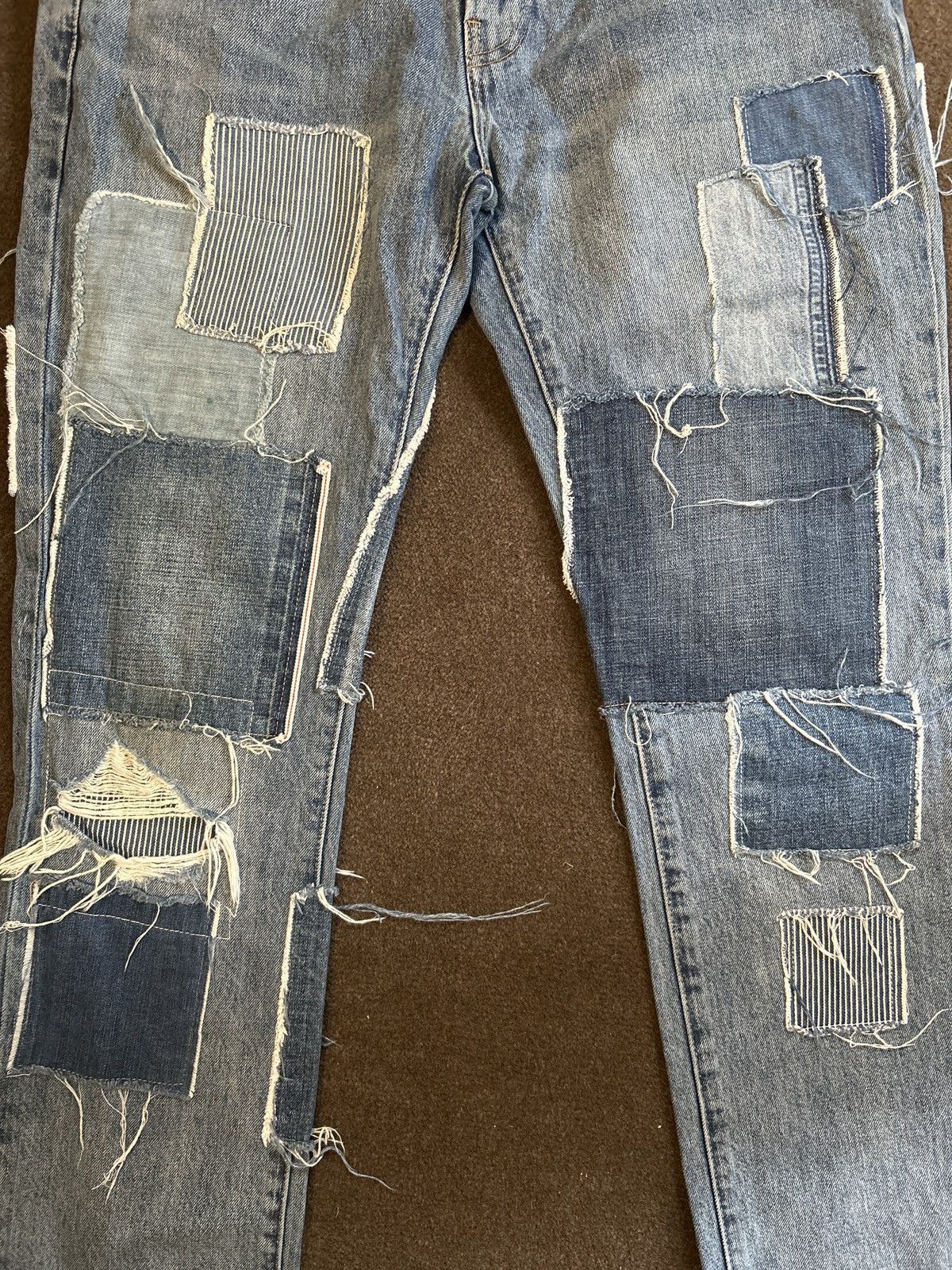 Lucky Brand Lucky Brand x GQ patchwork jeans Size US 31 - 3 Thumbnail