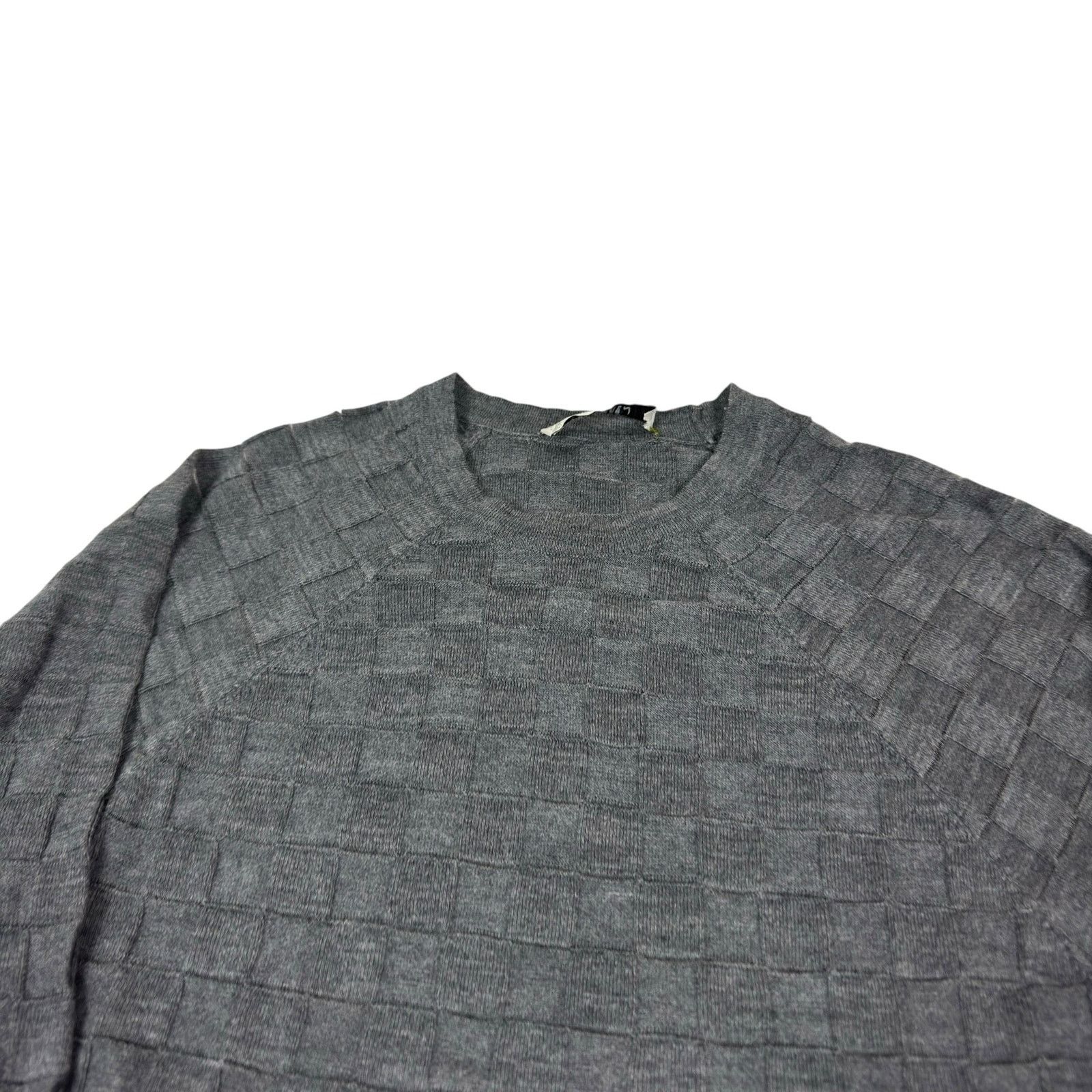 Japanese Brand × Versace Versace Women's Gray Knit Crew Neck Pullover Sweater Medium Size M / US 6-8 / IT 42-44 - 3 Thumbnail
