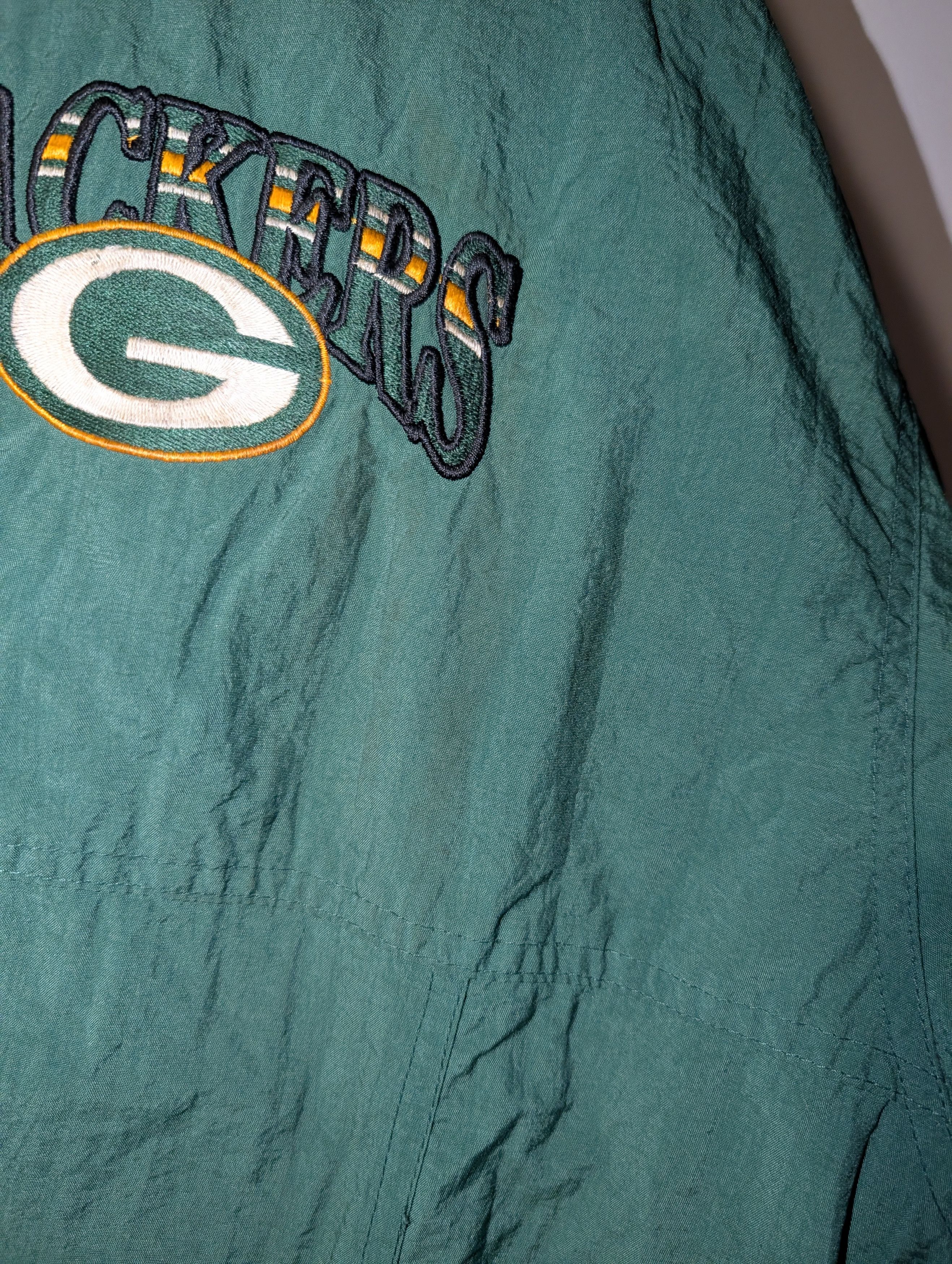 Starter Vintage 90s Green Bay Packers Starter Hooded Puffer Jacket Size US L / EU 52-54 / 3 - 11 Thumbnail