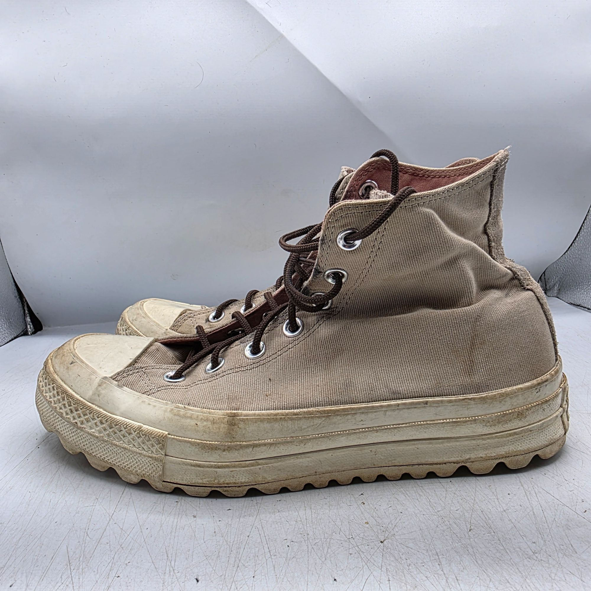 Converse Converse Chuck Taylor Lift Ripple Boot High Top Womens 9 Tan Size US 9 / IT 39 - 12 Thumbnail