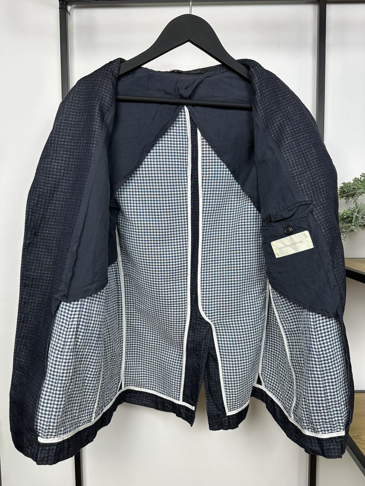 Grifoni Mauro Grifoni Blazer Cotton Men’s 52 Size Made in Italy Size 52R - 10 Thumbnail