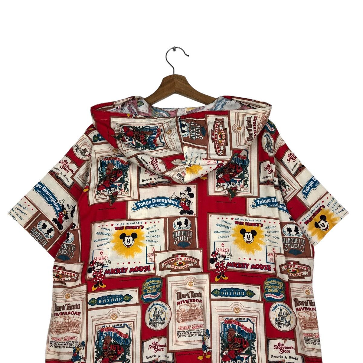 Cartoon Network 📌Short Sleeve Hoodie Jacket Tokyo Disneyland Overprint Size US M / EU 48-50 / 2 - 10 Thumbnail