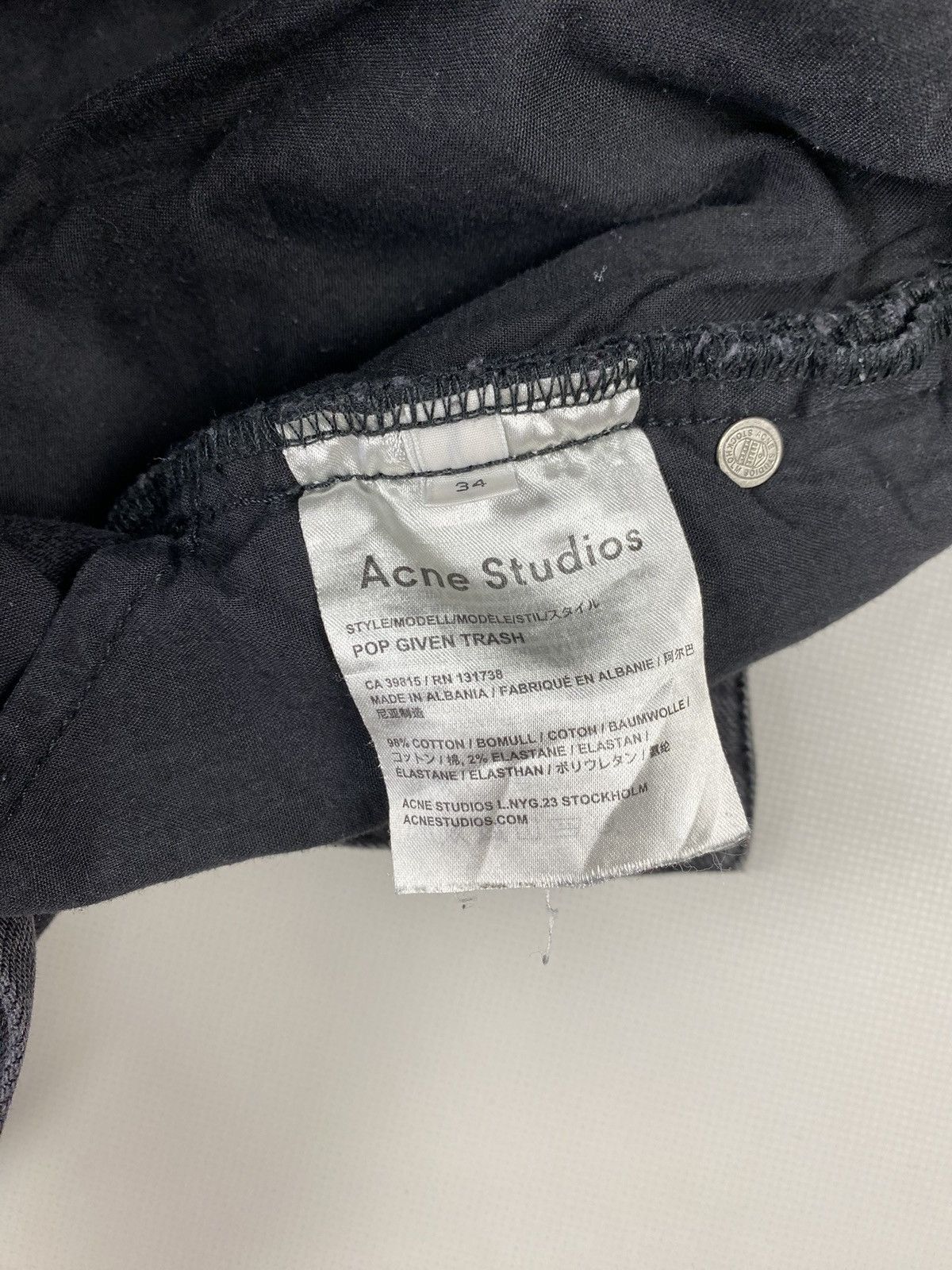 Acne Studios Acne Studios Pop Given Trash ladies distressed denim jeans Size 34" / US 12 / IT 48 - 14 Thumbnail