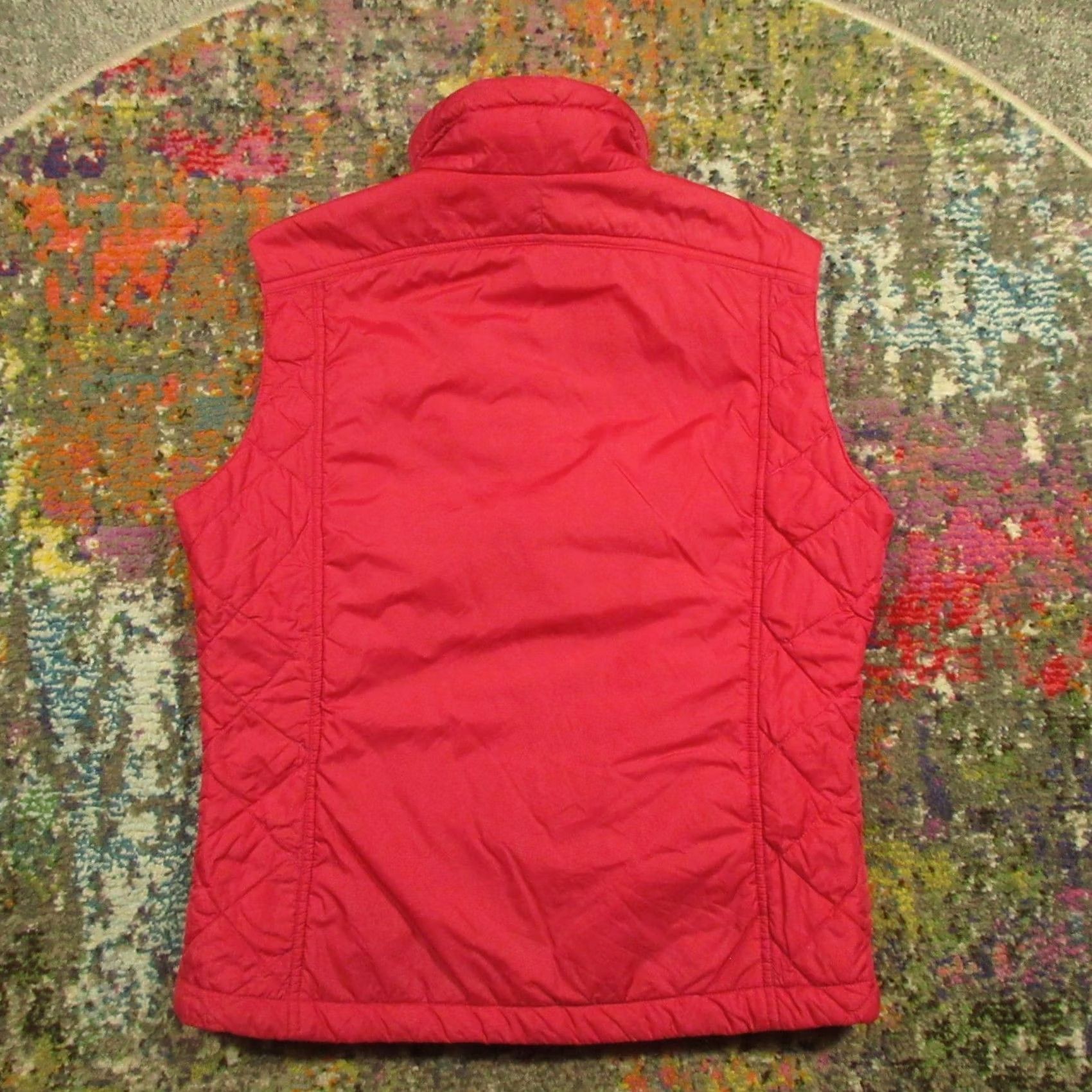 Pinko ISIS Puffer Vest Women’s 10 Pink Quilted Full Zip Lightweight Thermolite Vest Size L / US 10 / IT 46 - 2 Thumbnail