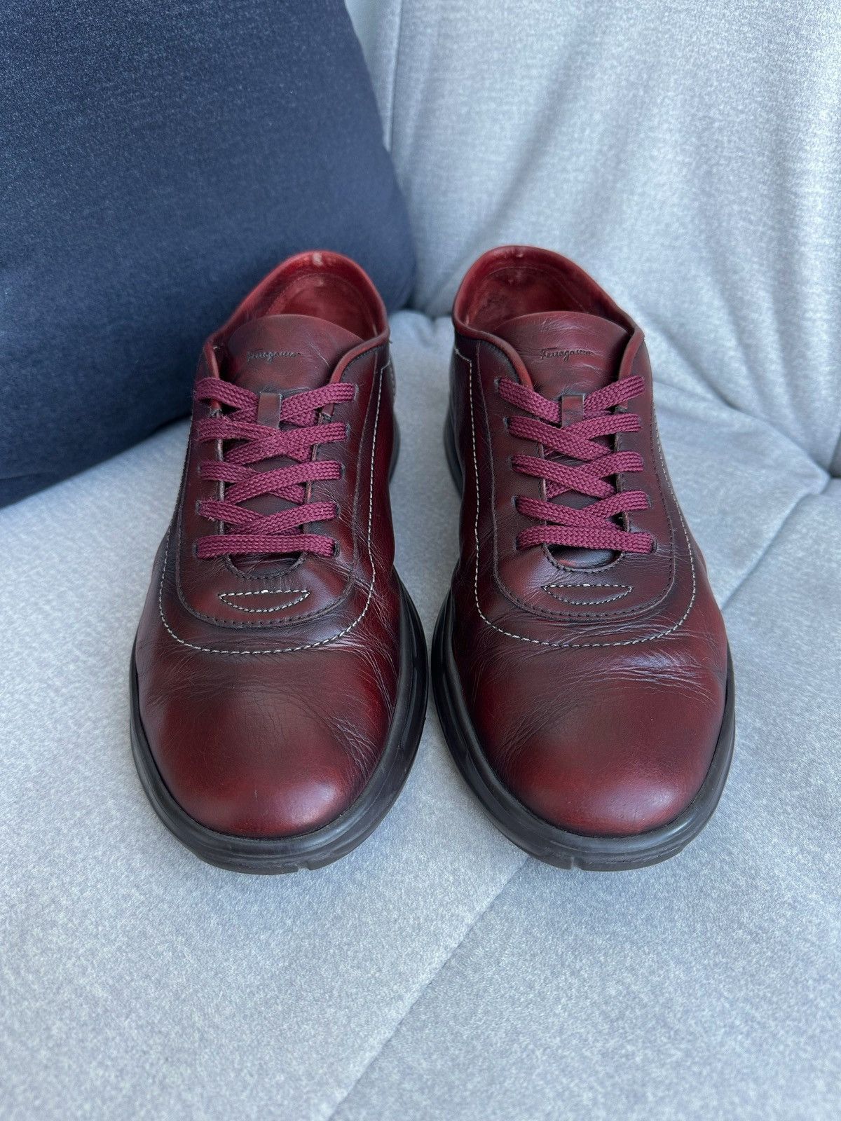 Salvatore Ferragamo Salvatore Ferragamo Leather Shoes Size US 8.5 / EU 41-42 - 3 Thumbnail