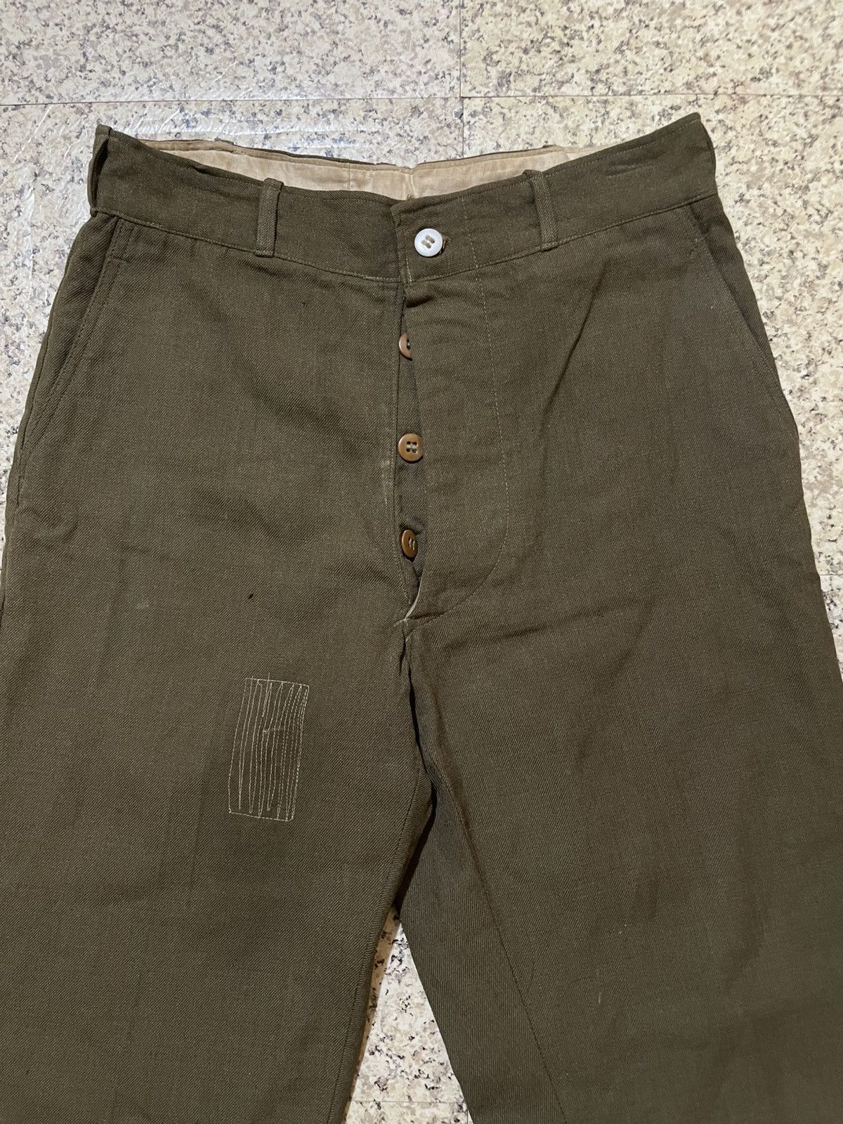 Vintage ARCHIVAL VINTAGE US ARMY M-1945 TROUSERS WWII KOREAN WAR ERA Size US 31 - 4 Thumbnail